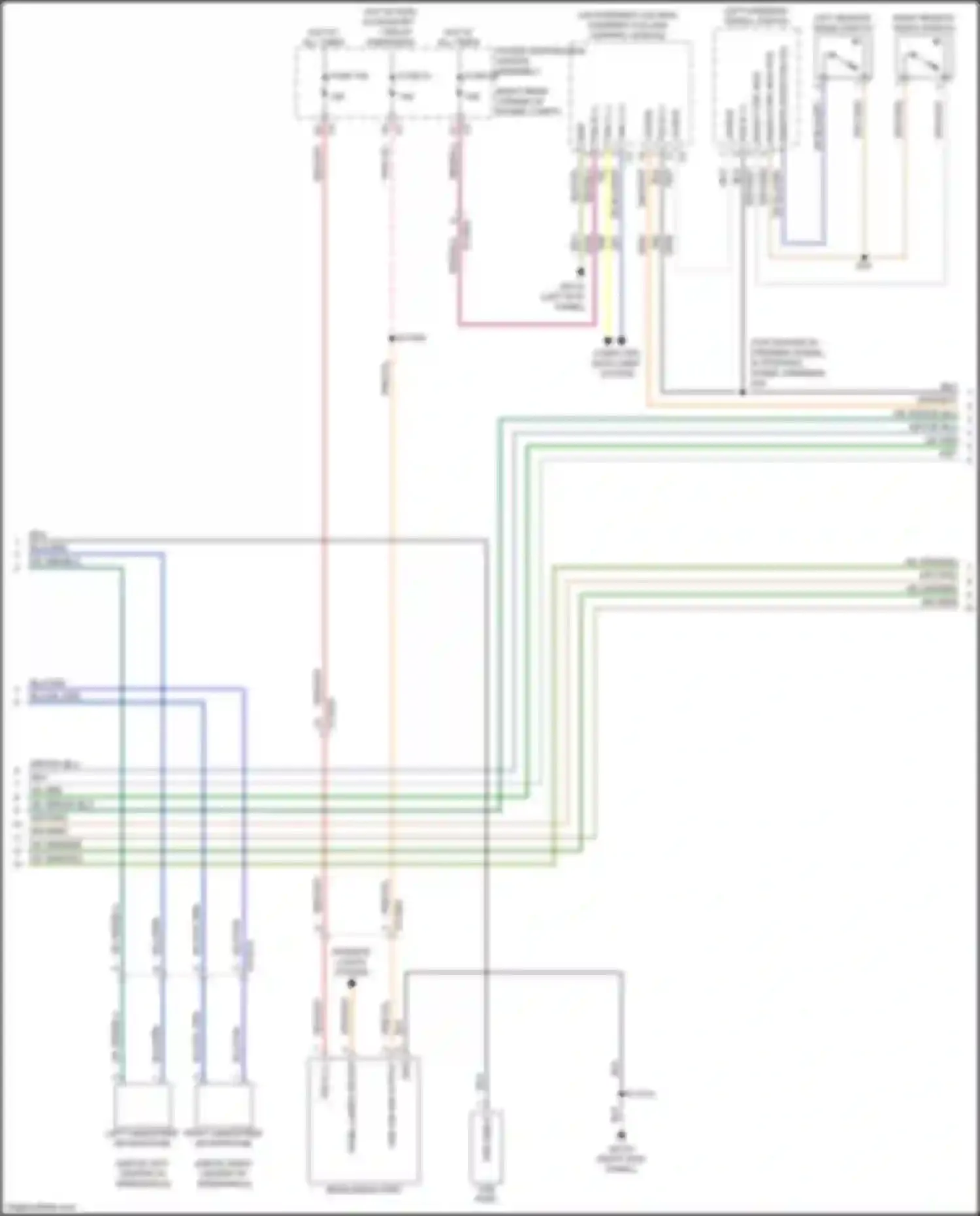 Wiring diagram panel lamps driver for Jeep Gladiator JT (2019-2023) (3 of 5)