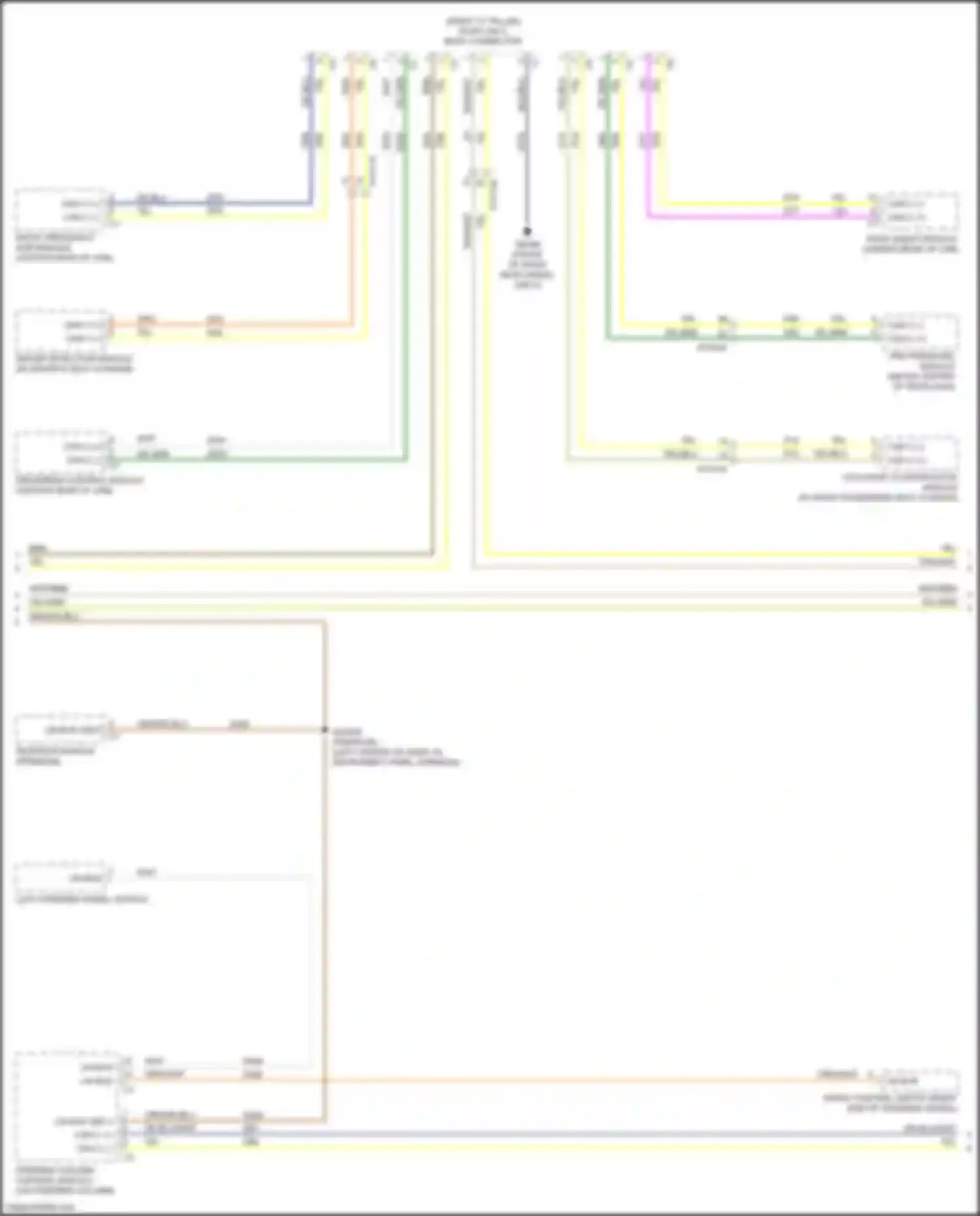 Wiring diagram radio frequency hub module for Jeep Gladiator JT (2019-2023) (2 of 6)