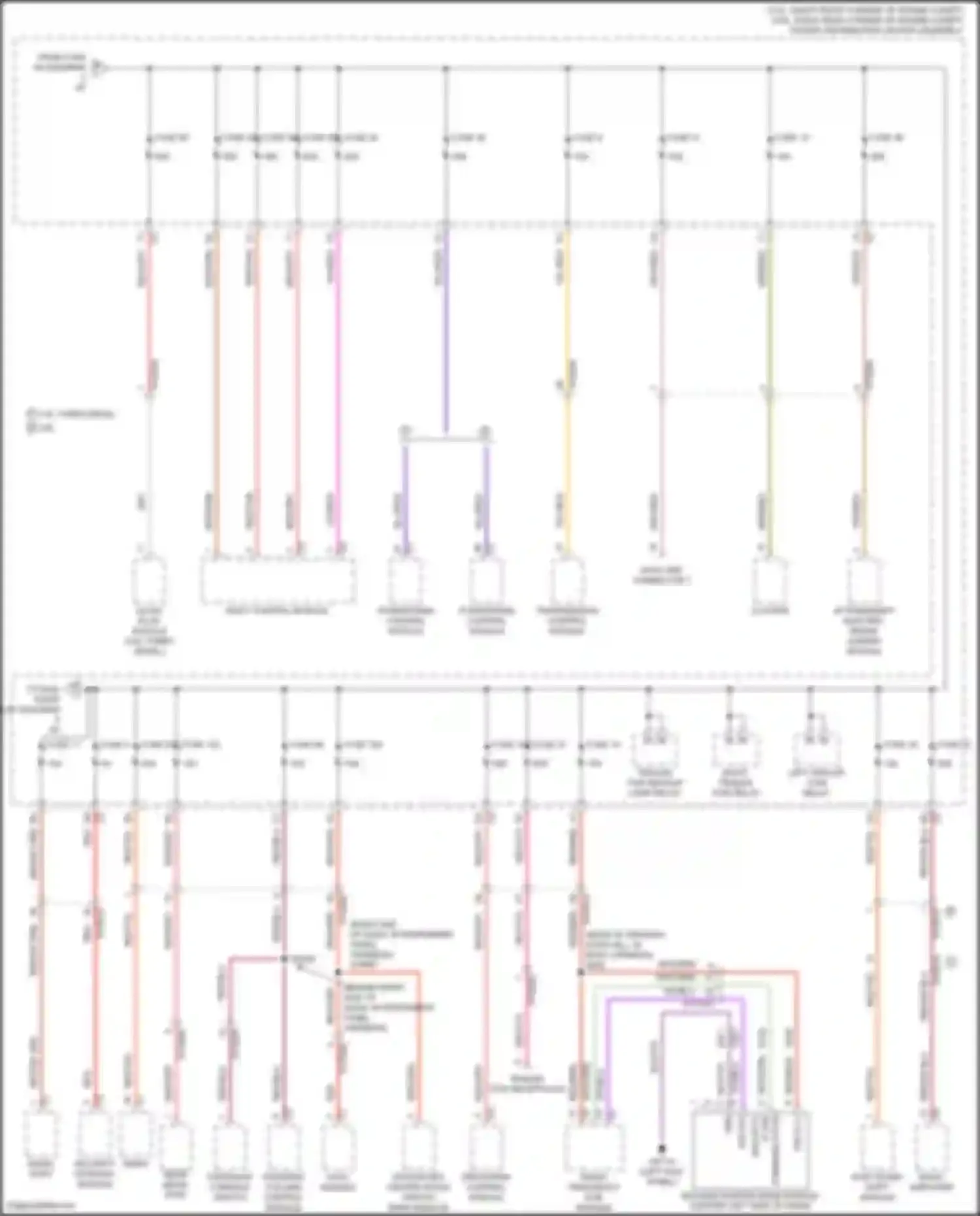 Wiring diagram red/dk blu for Jeep Gladiator JT (2019-2023) (2 of 3)