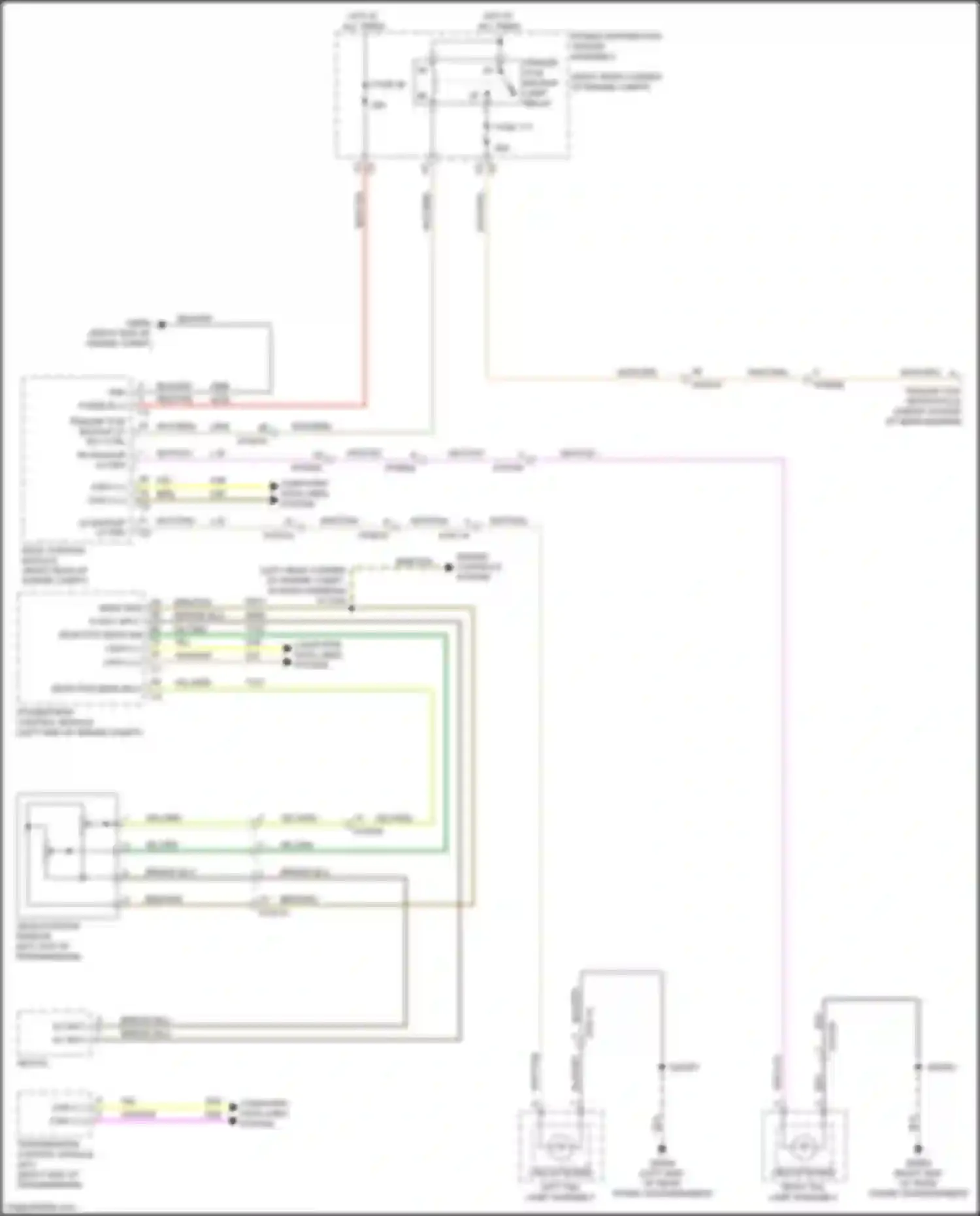 Wiring diagram red/tan for Jeep Gladiator JT (2019-2023) (1 of 6)