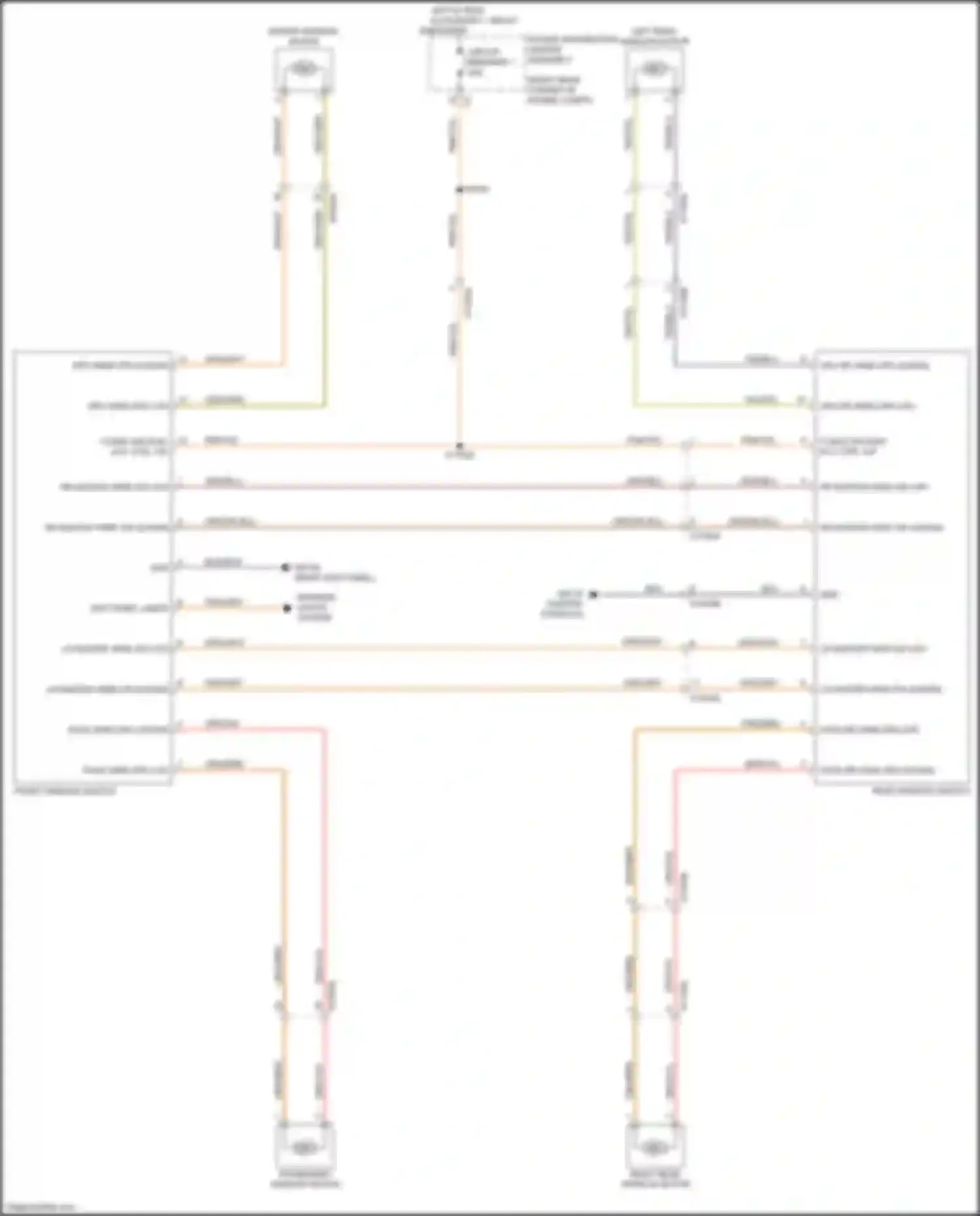 Wiring diagram right rear window motor for Jeep Gladiator JT (2019-2023) (1 of 1)
