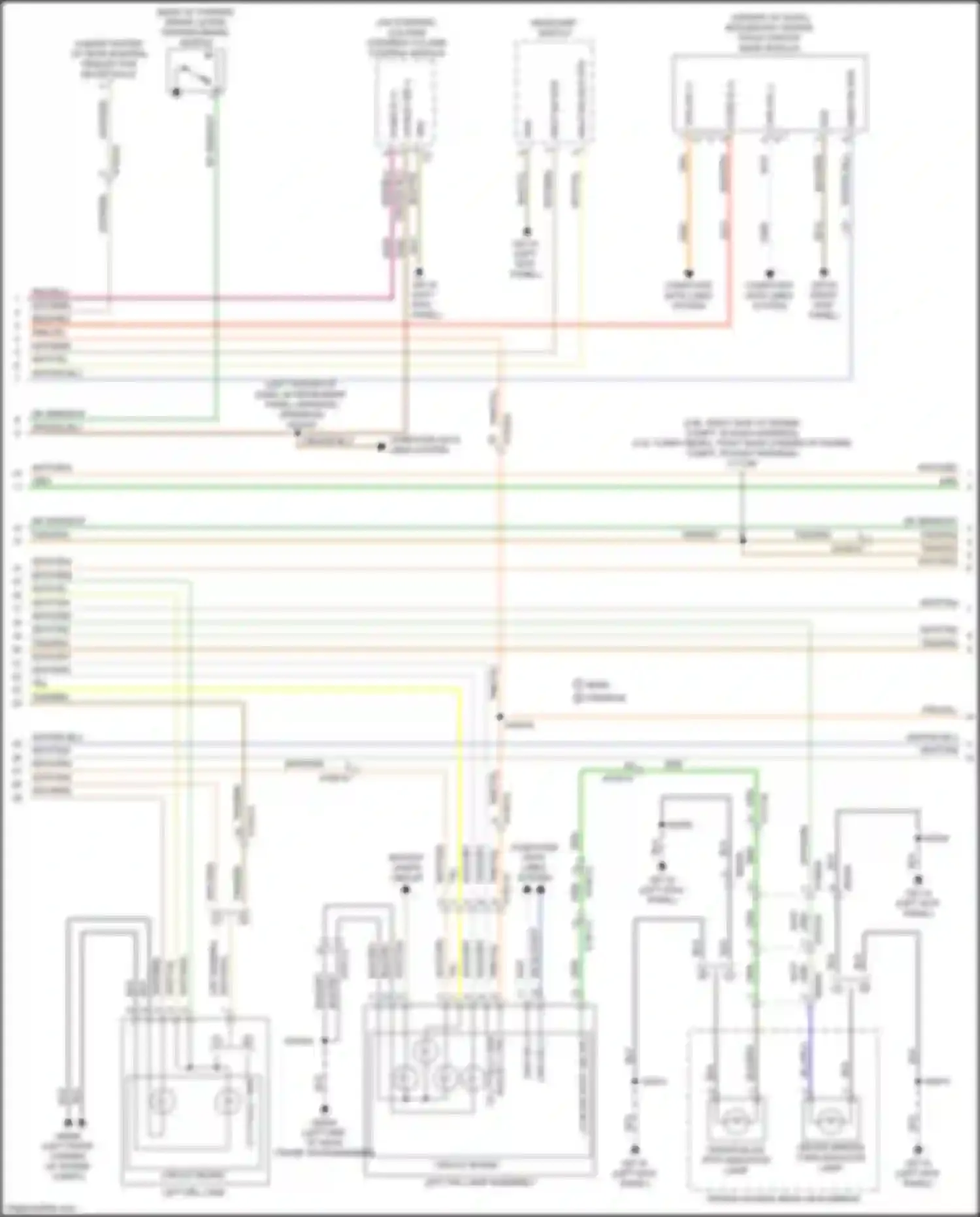Wiring diagram tan/org for Jeep Gladiator JT (2019-2023) (5 of 16)