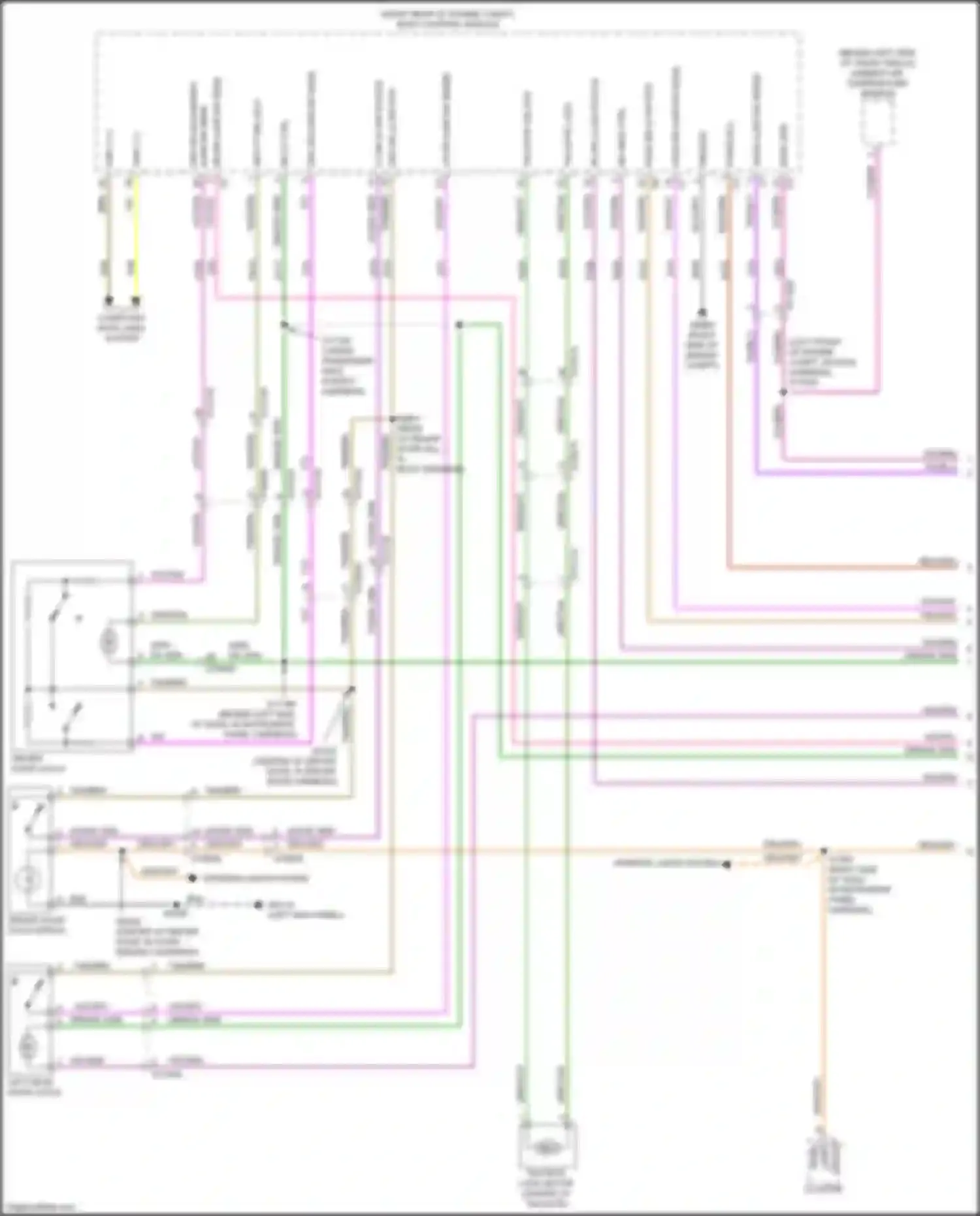 Wiring diagram yel for Jeep Gladiator JT (2019-2023) (43 of 58)
