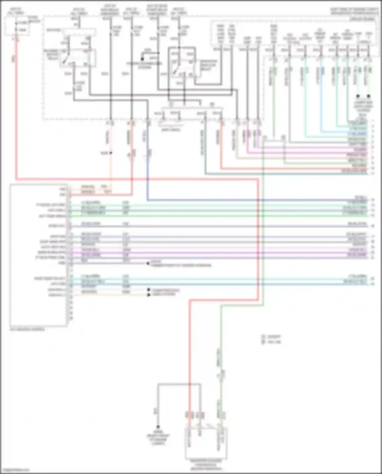 Grand Cherokee Jeep WK2 (2010-2013): Manual a/c circuit (1 of 2)