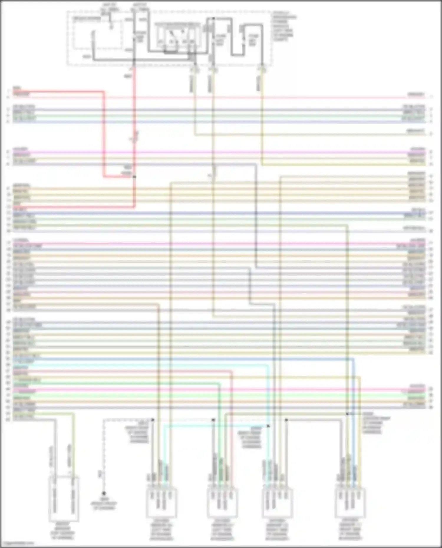 Grand Cherokee Jeep WK2 (2010-2013): Wiring diagram engine performance 3.6l (2 of 5)