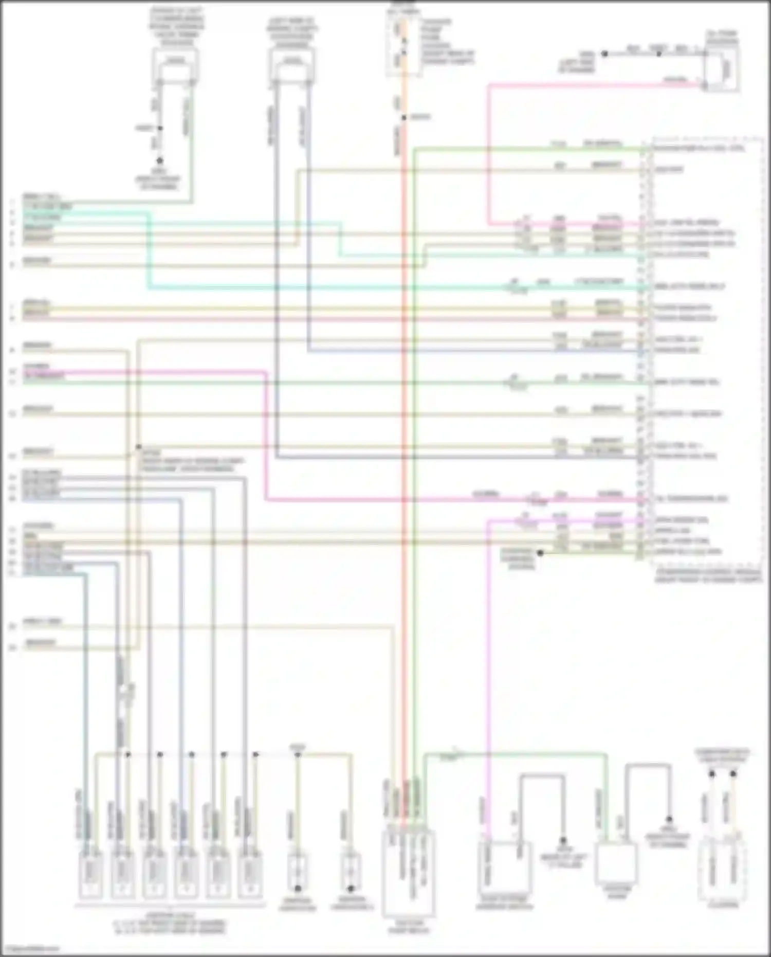 Grand Cherokee Jeep WK2 (2010-2013): Wiring diagram engine performance 3.6l (5 of 5)