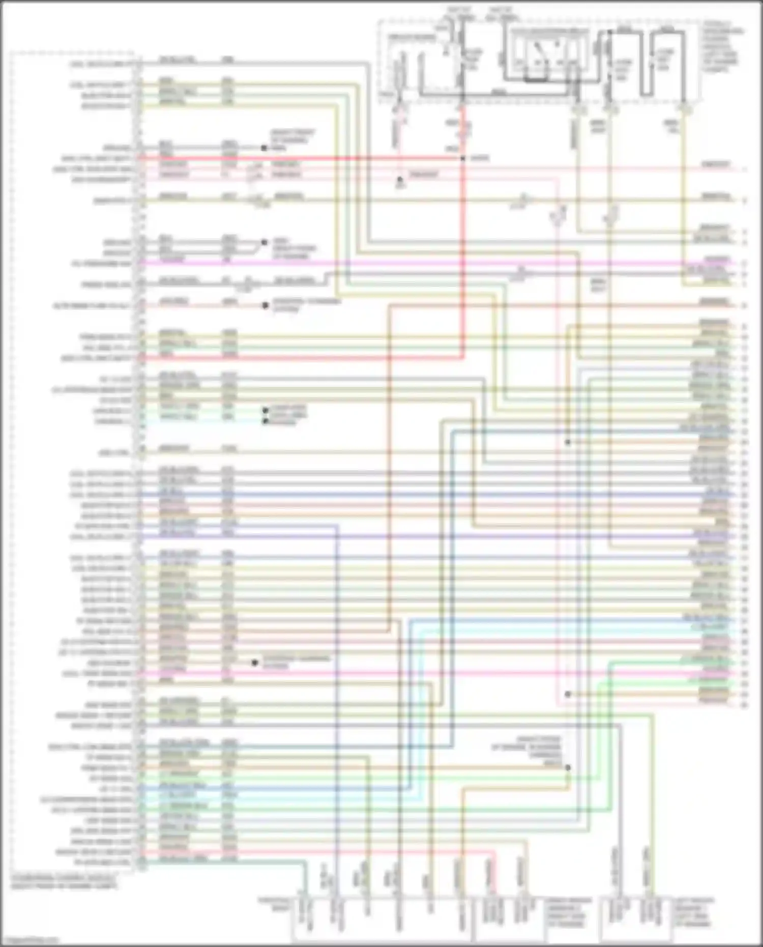 Grand Cherokee Jeep WK2 (2010-2013): Wiring diagram engine performance 5.7l (1 of 5)