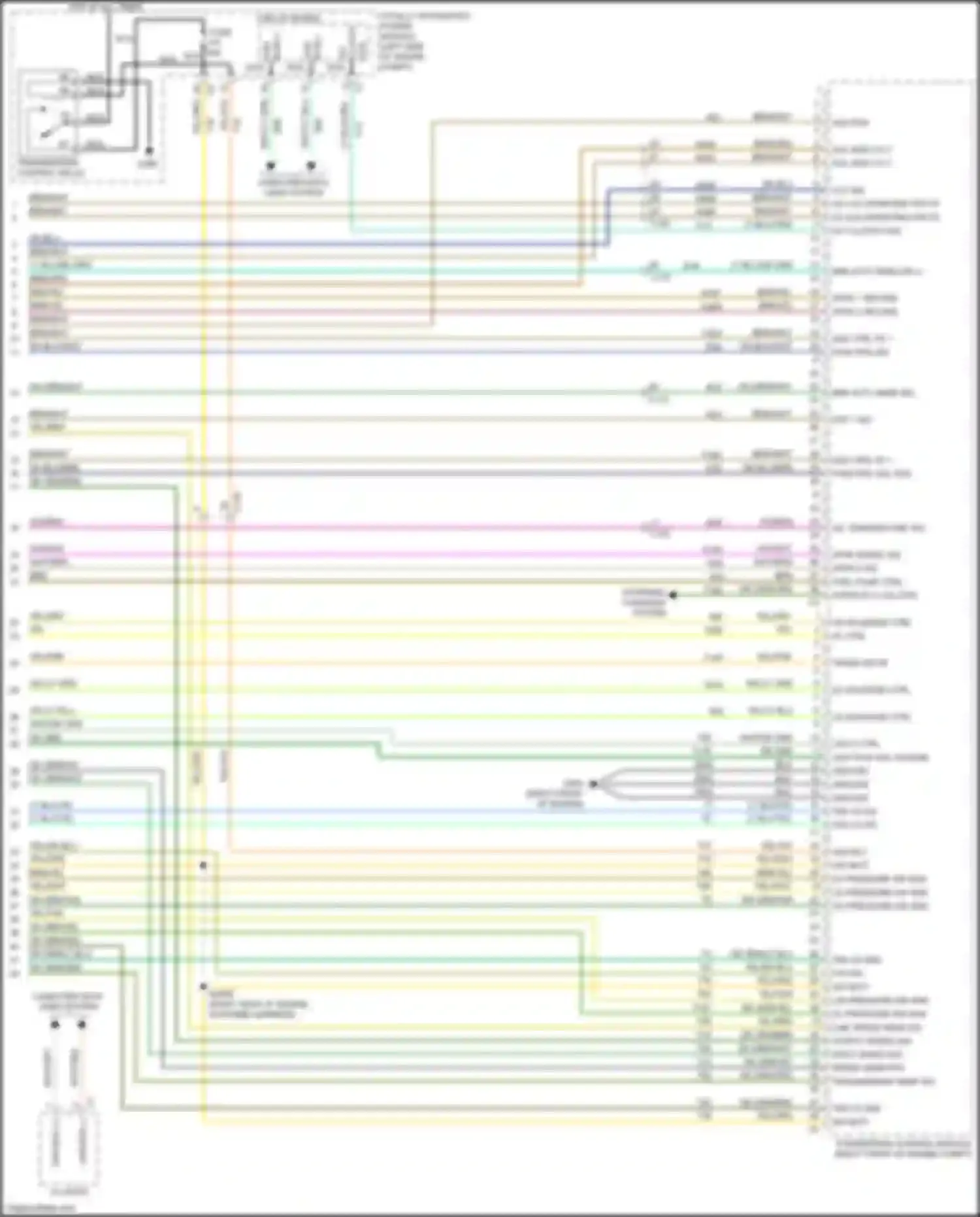 Grand Cherokee Jeep WK2 (2010-2013): Wiring diagram engine performance 5.7l (5 of 5)