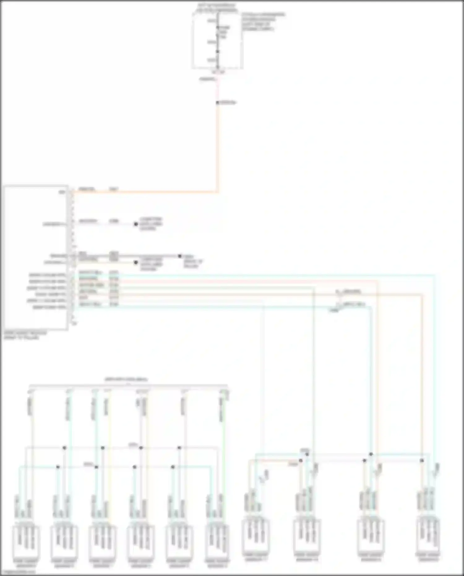 Grand Cherokee Jeep WK2 (2010-2013): Parking assistant circuit