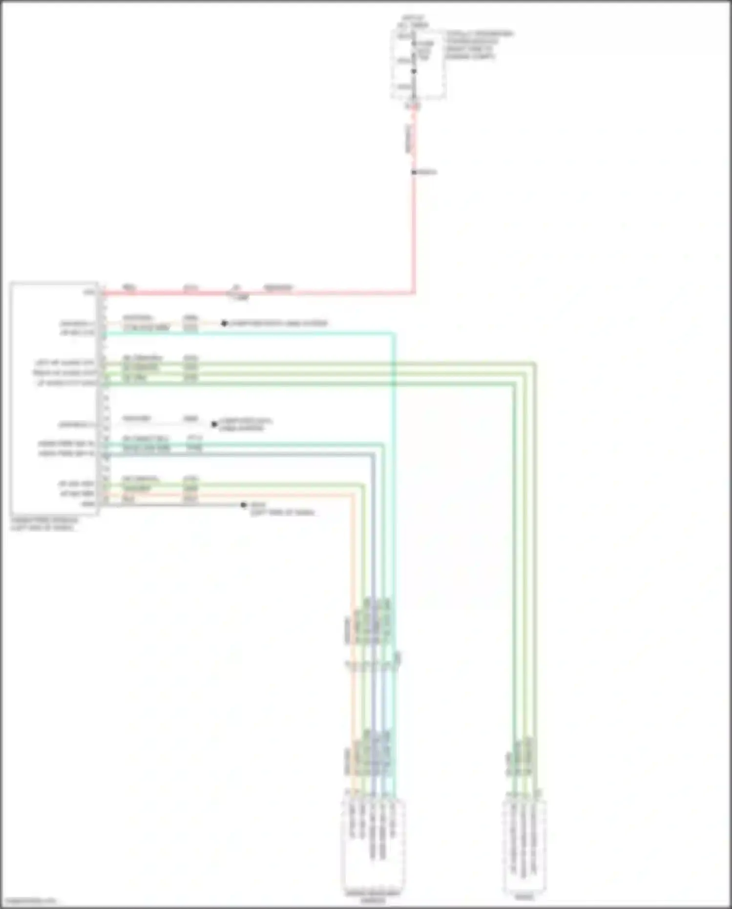 Grand Cherokee Jeep WK2 (2010-2013): Hands free module circuit