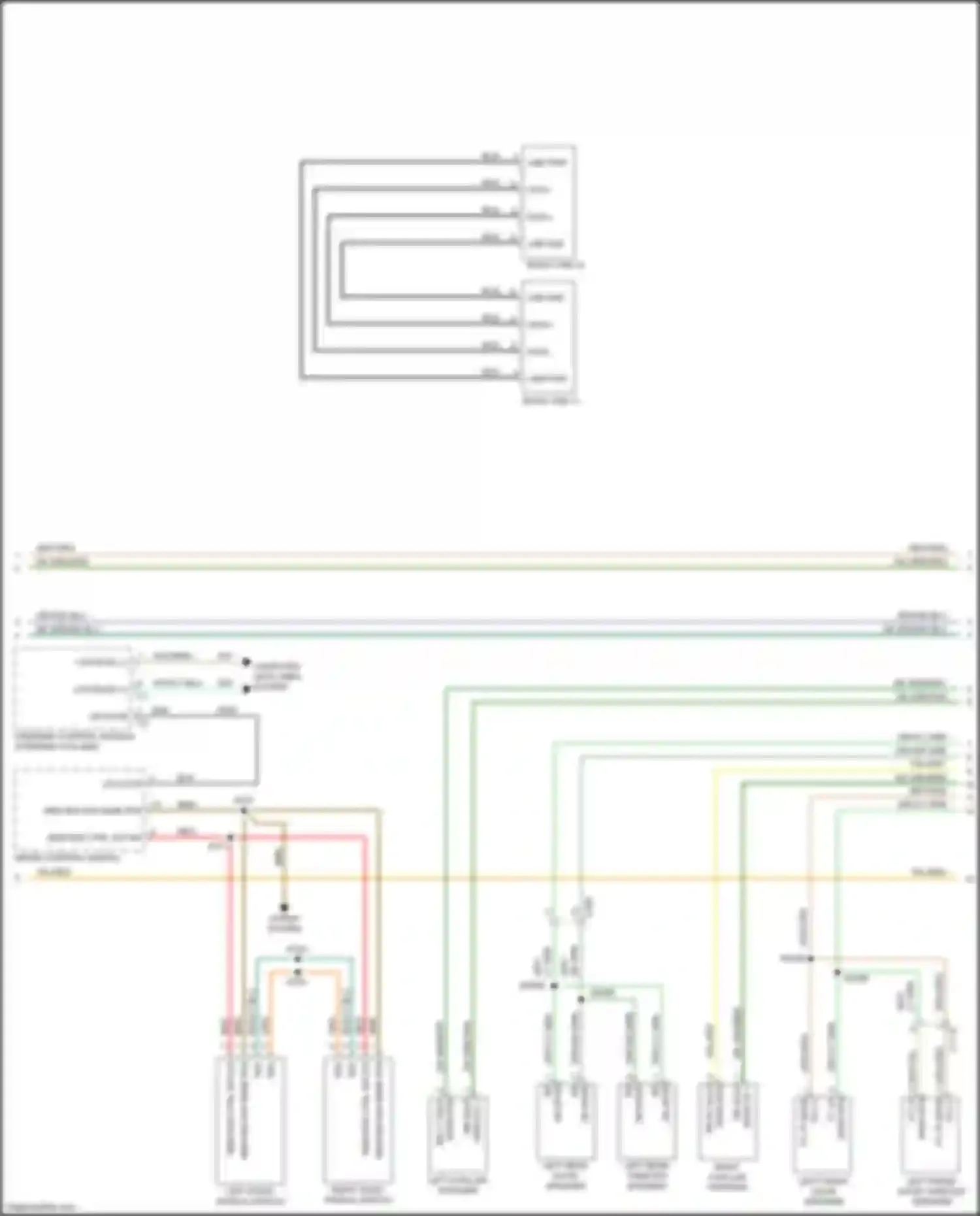 Grand Cherokee Jeep WK2 (2010-2013): Radio circuit (2 of 3)