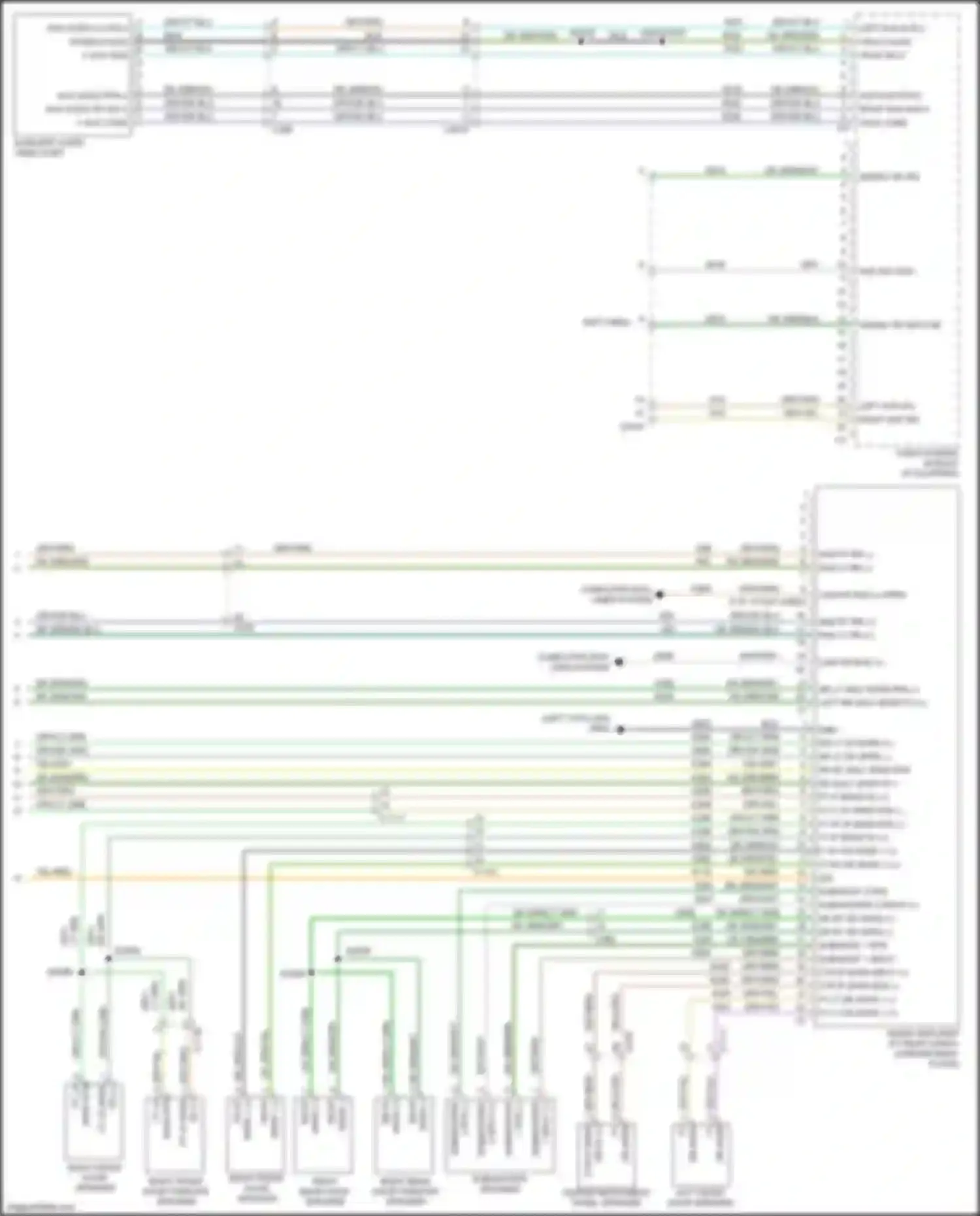 Grand Cherokee Jeep WK2 (2010-2013): Radio circuit (3 of 3)