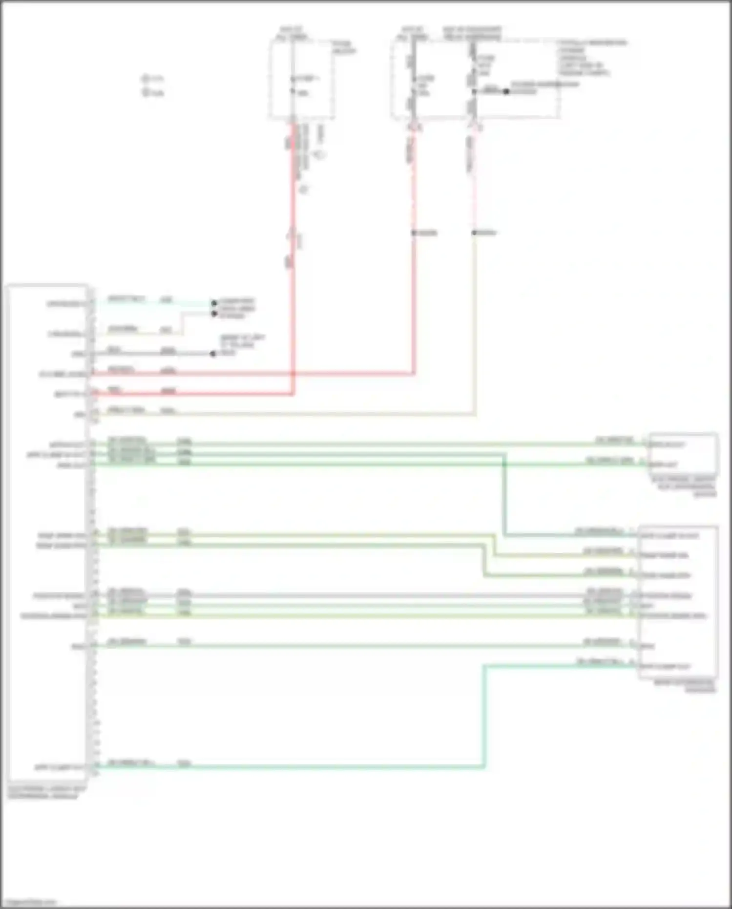 Grand Cherokee Jeep WK2 (2010-2013): 5.7l, rear differential lock circuit