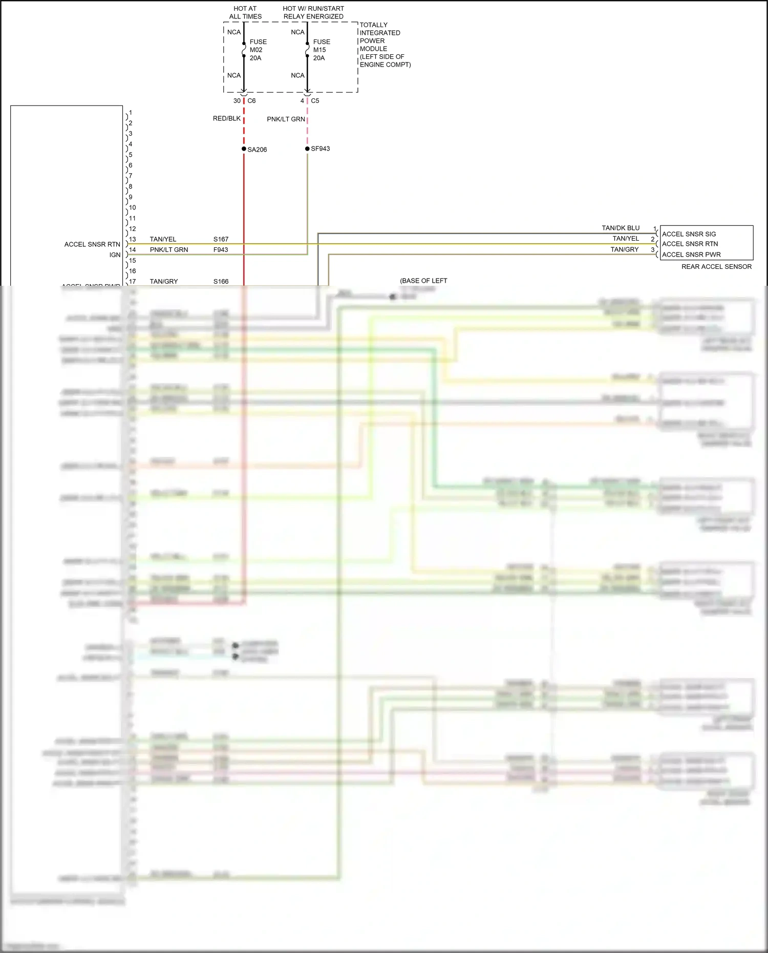 Wiring diagram active damping control module for Jeep Grand Cherokee WK2 (2010-2013) (1 of 4)