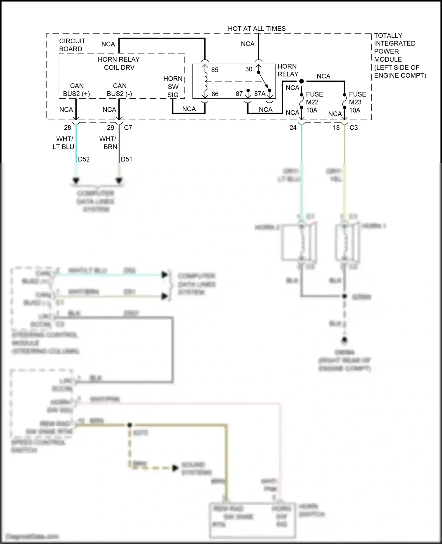 Wiring diagram computer data lines system for Jeep Grand Cherokee WK2 (2010-2013) (5 of 73)