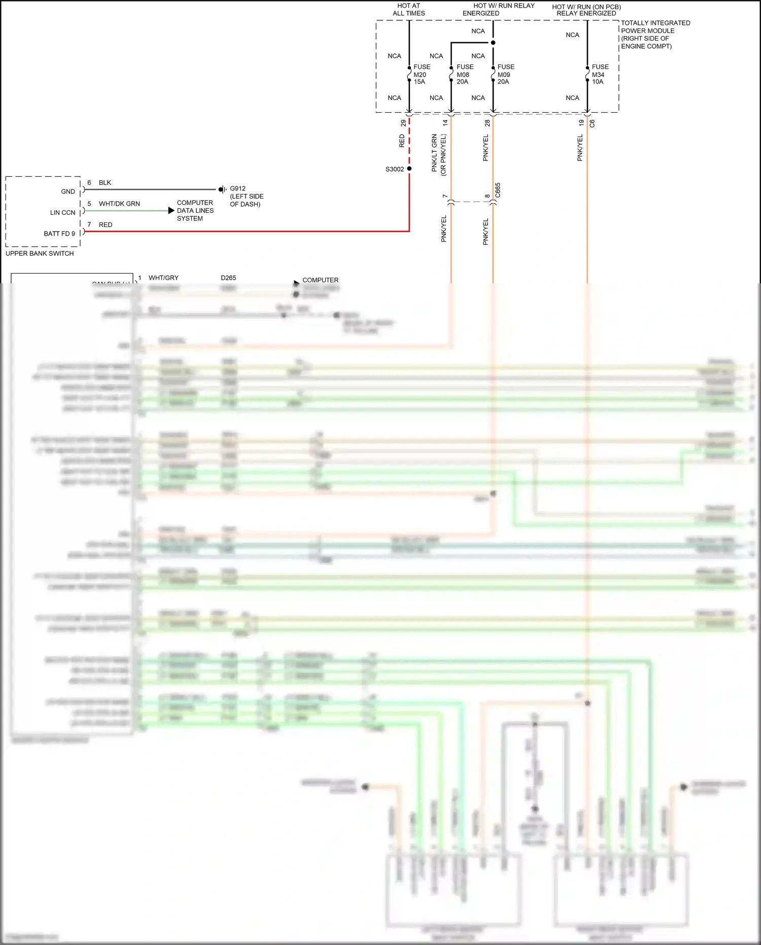 Wiring diagram computer data lines system for Jeep Grand Cherokee WK2 (2010-2013) (35 of 73)