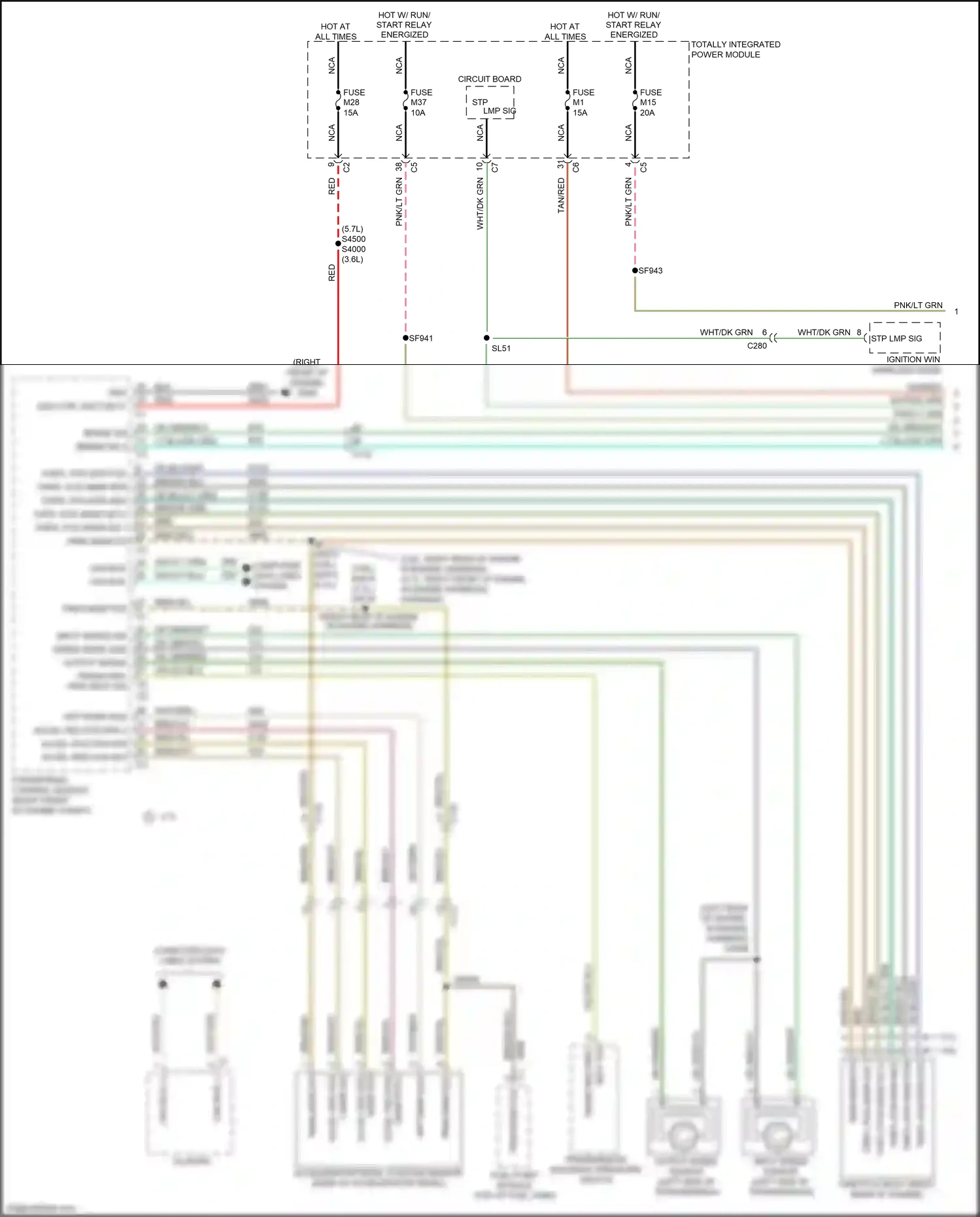 Wiring diagram computer data lines system for Jeep Grand Cherokee WK2 (2010-2013) (41 of 73)