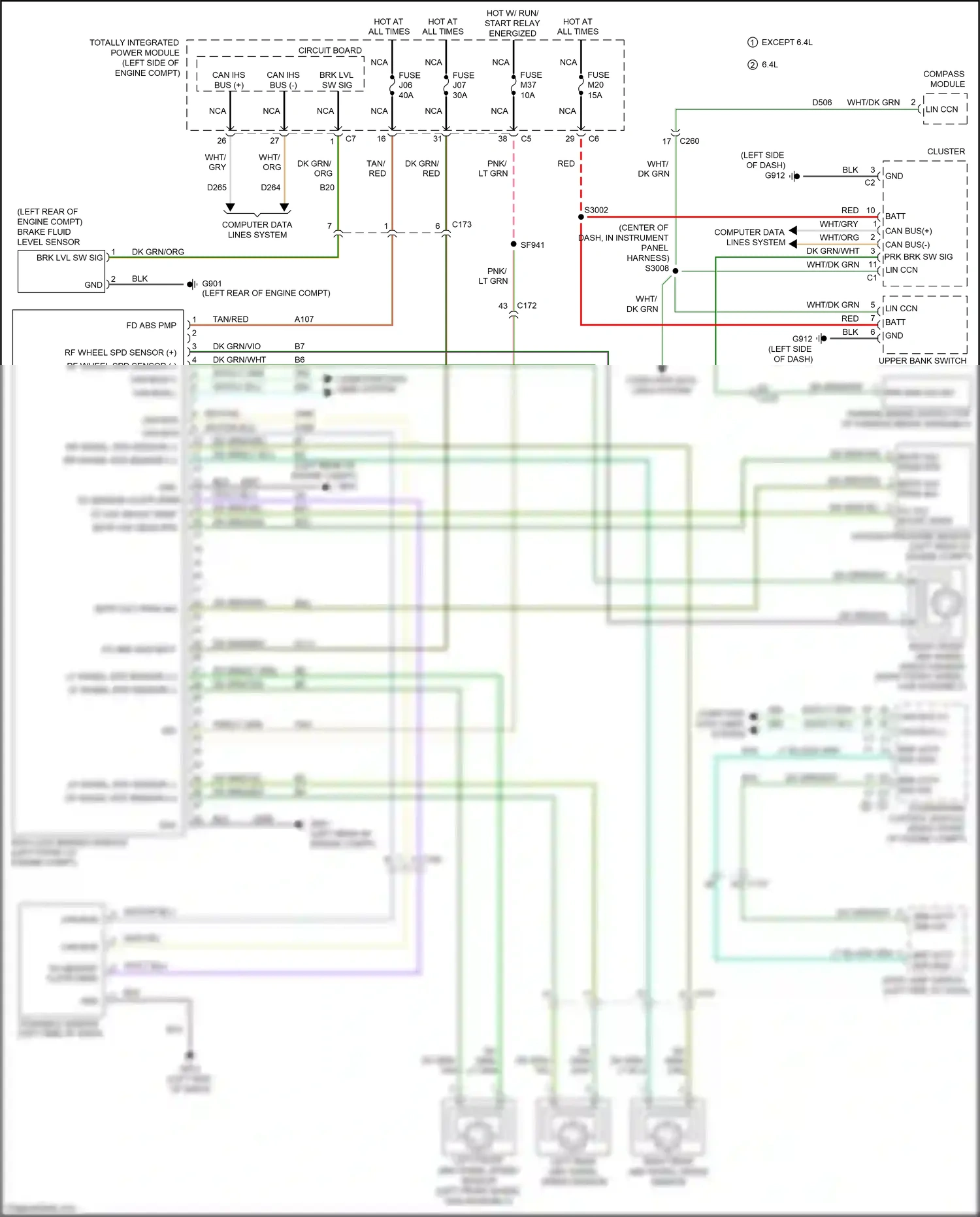 Wiring diagram computer data lines system for Jeep Grand Cherokee WK2 (2010-2013) (21 of 73)