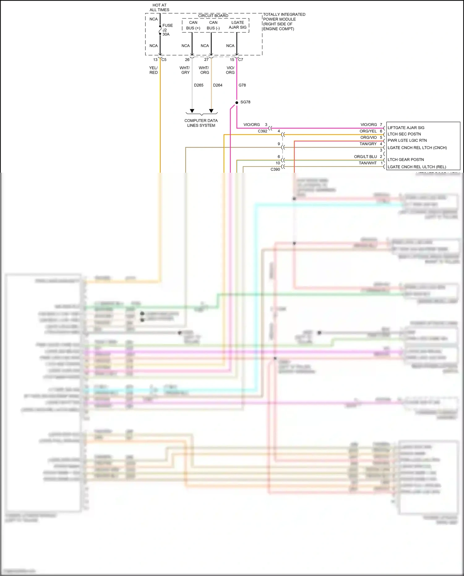 Wiring diagram computer data lines system for Jeep Grand Cherokee WK2 (2010-2013) (19 of 73)