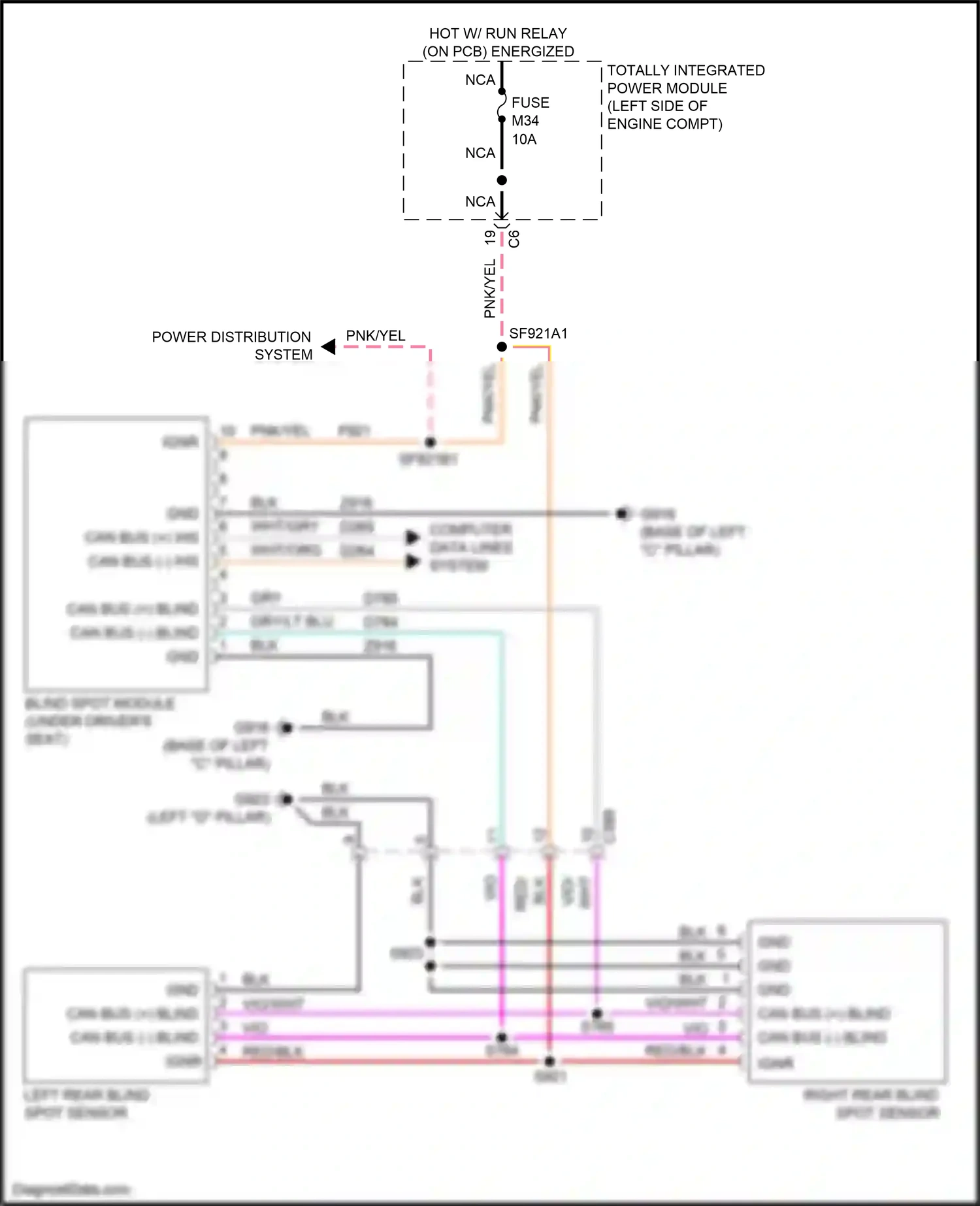 Wiring diagram computer data lines system for Jeep Grand Cherokee WK2 (2010-2013) (32 of 73)