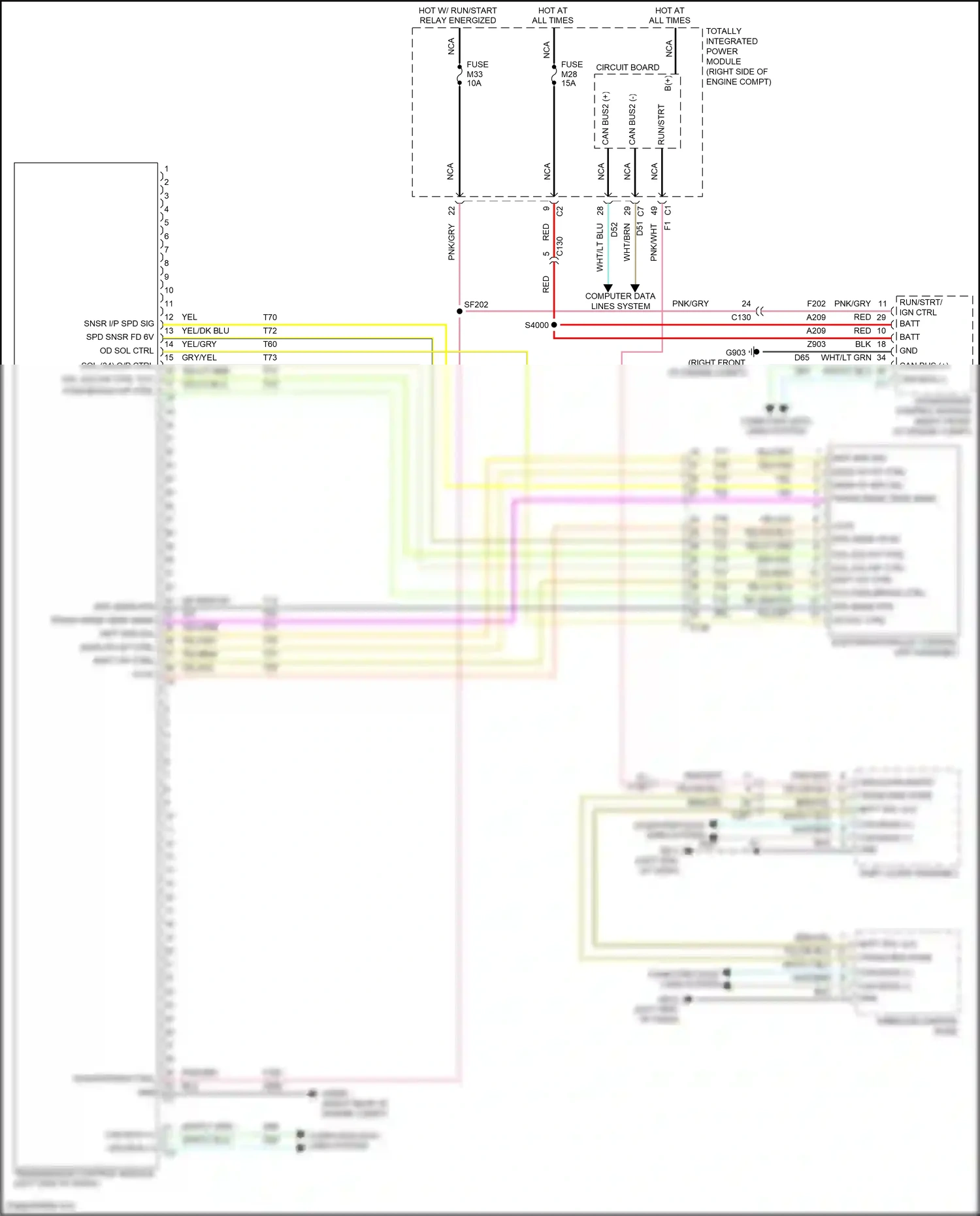 Wiring diagram computer data lines system for Jeep Grand Cherokee WK2 (2010-2013) (62 of 73)
