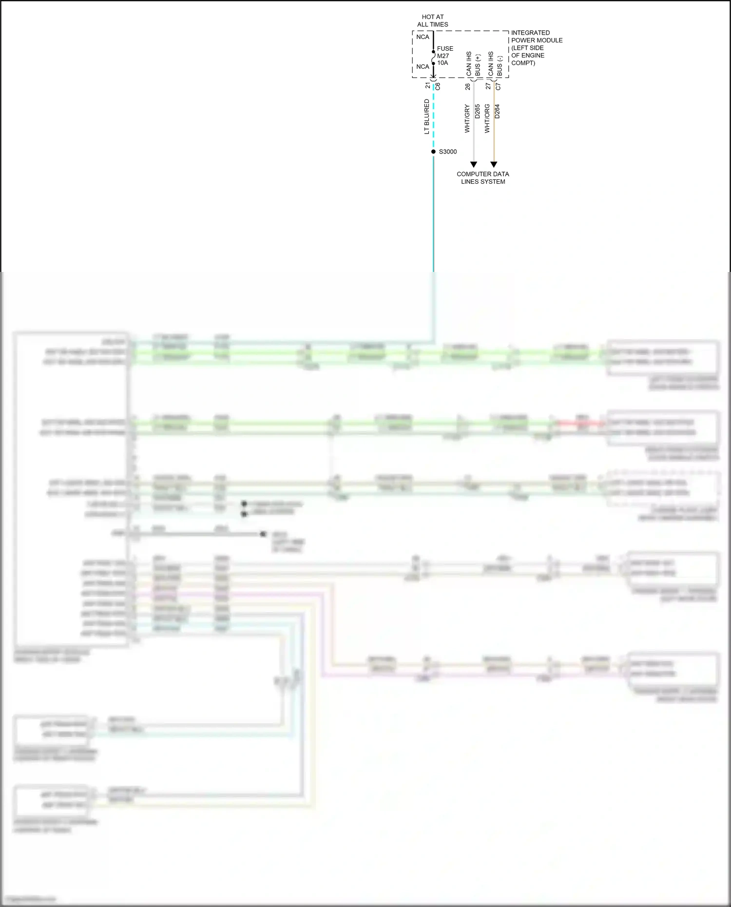 Wiring diagram computer data lines system for Jeep Grand Cherokee WK2 (2010-2013) (38 of 73)