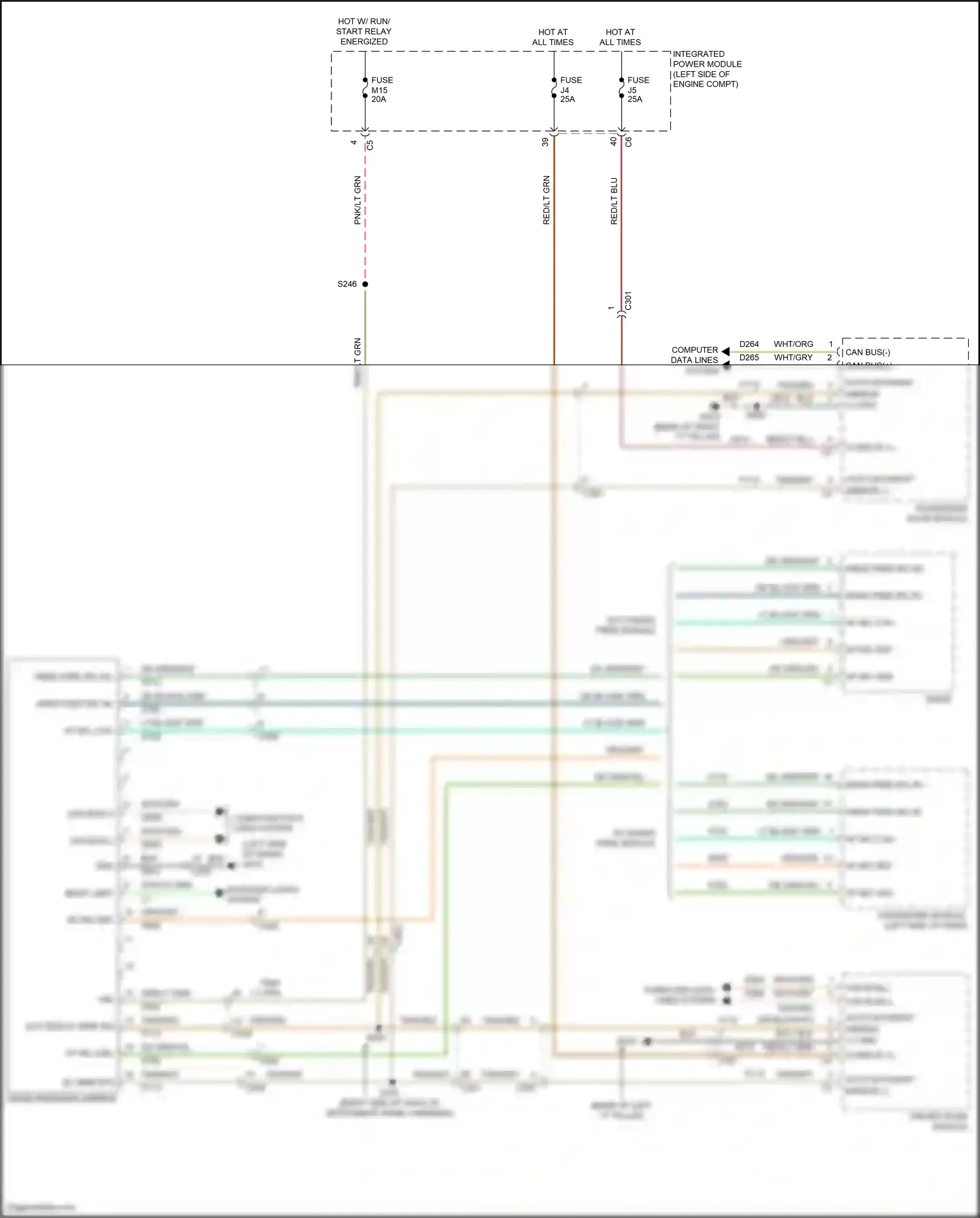 Wiring diagram computer data lines system for Jeep Grand Cherokee WK2 (2010-2013) (26 of 73)