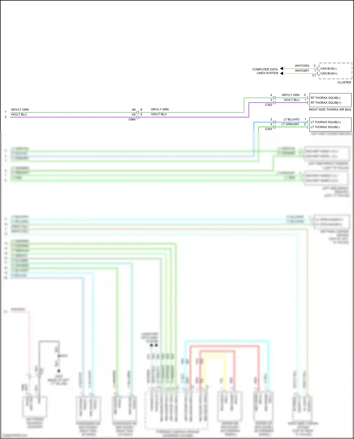 Wiring diagram computer data lines system for Jeep Grand Cherokee WK2 (2010-2013) (29 of 73)