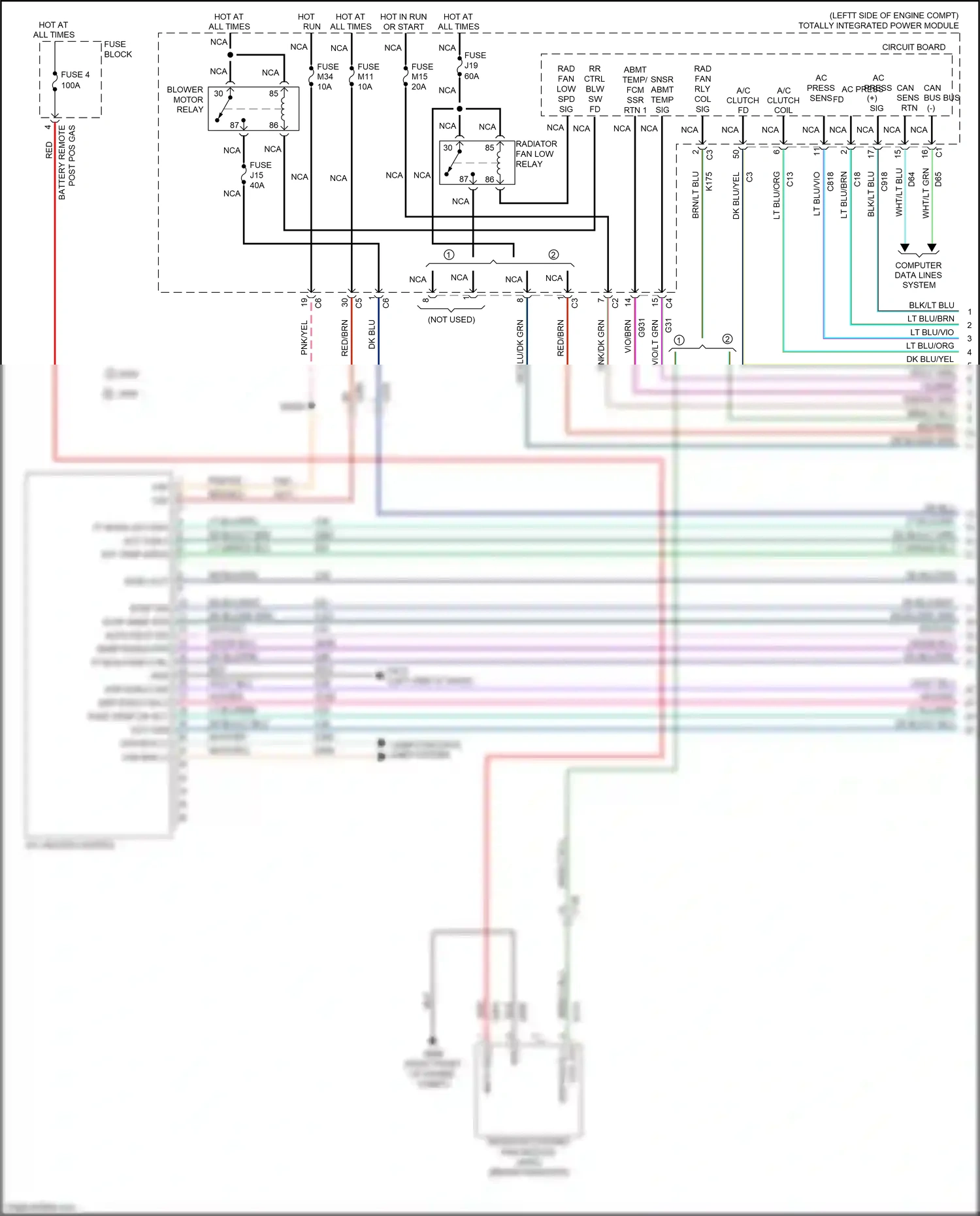 Wiring diagram computer data lines system for Jeep Grand Cherokee WK2 (2010-2013) (47 of 73)