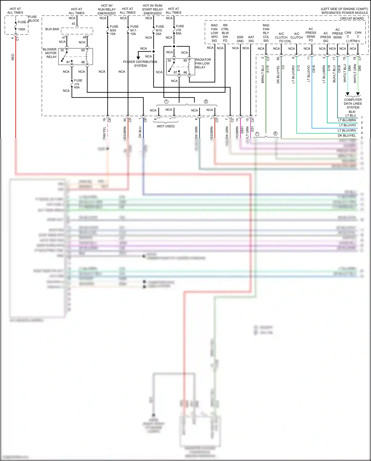 Wiring diagram computer data lines system for Jeep Grand Cherokee WK2 (2010-2013) (49 of 73)