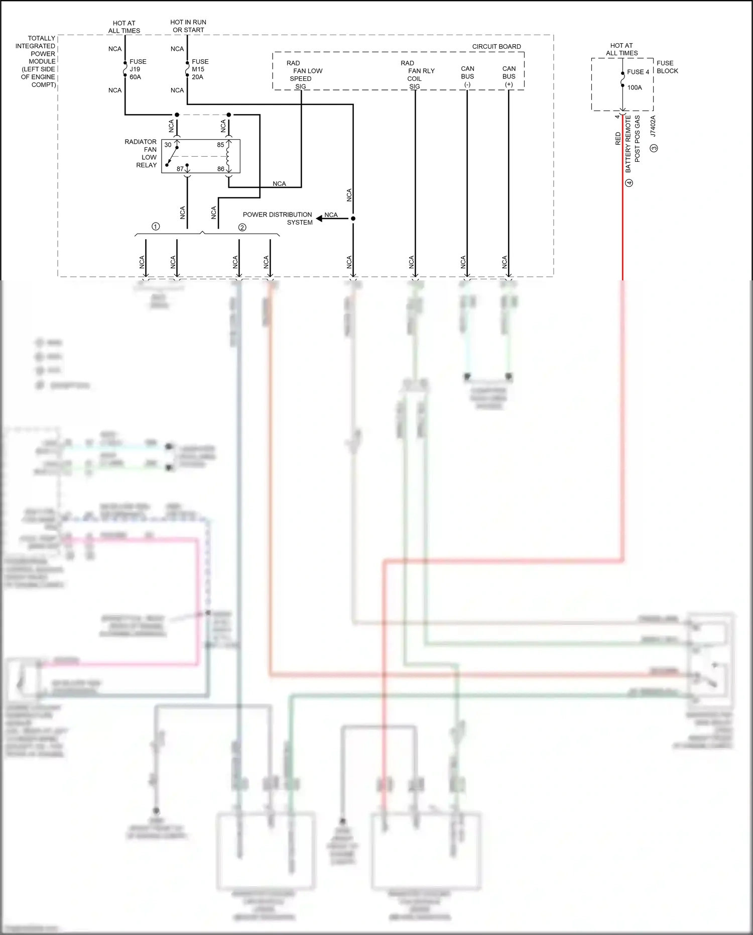 Wiring diagram engine coolant temperature sensor for Jeep Grand Cherokee WK2 (2010-2013) (2 of 6)