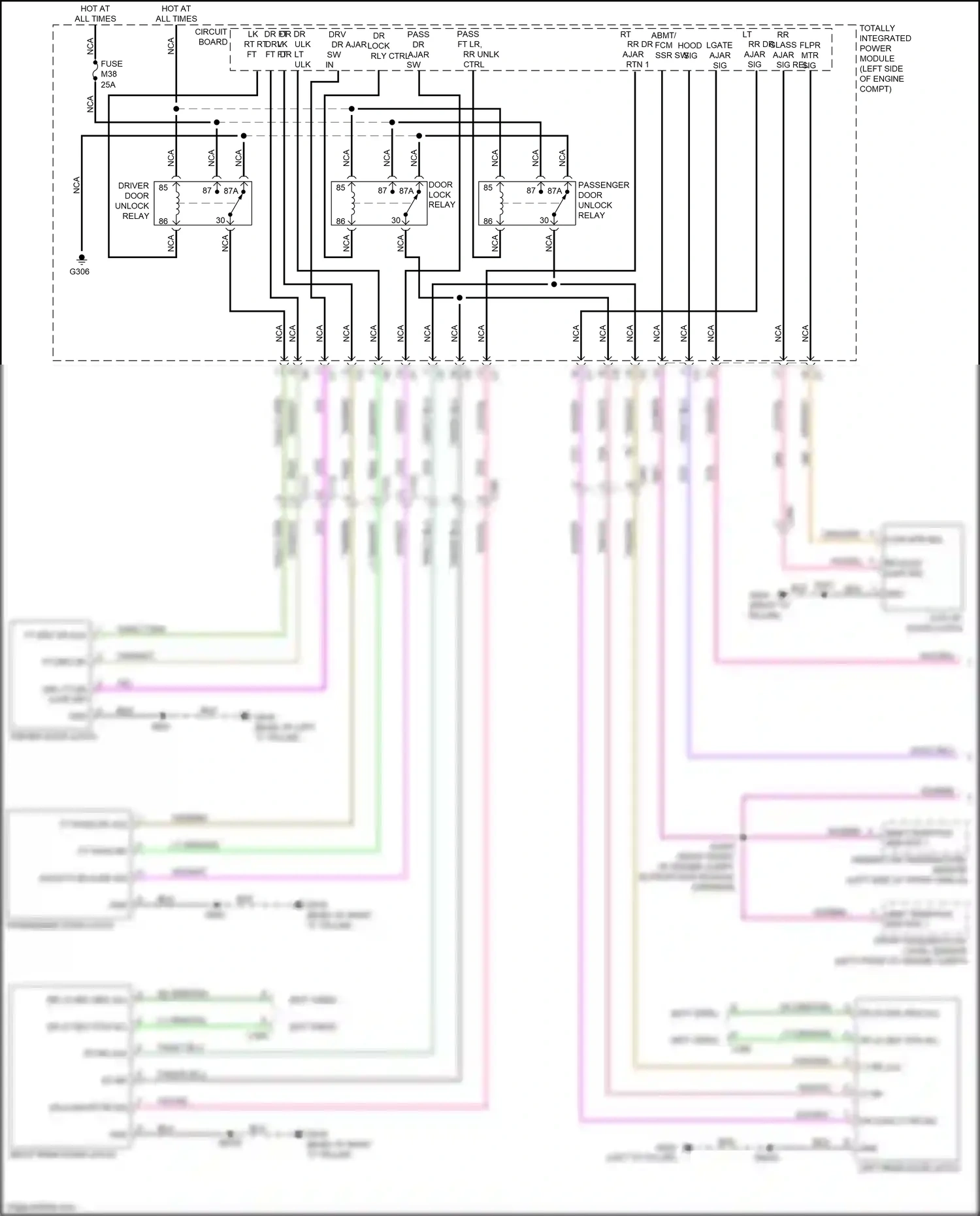 Wiring diagram front washer fluid level sensor for Jeep Grand Cherokee WK2 (2010-2013) (2 of 4)