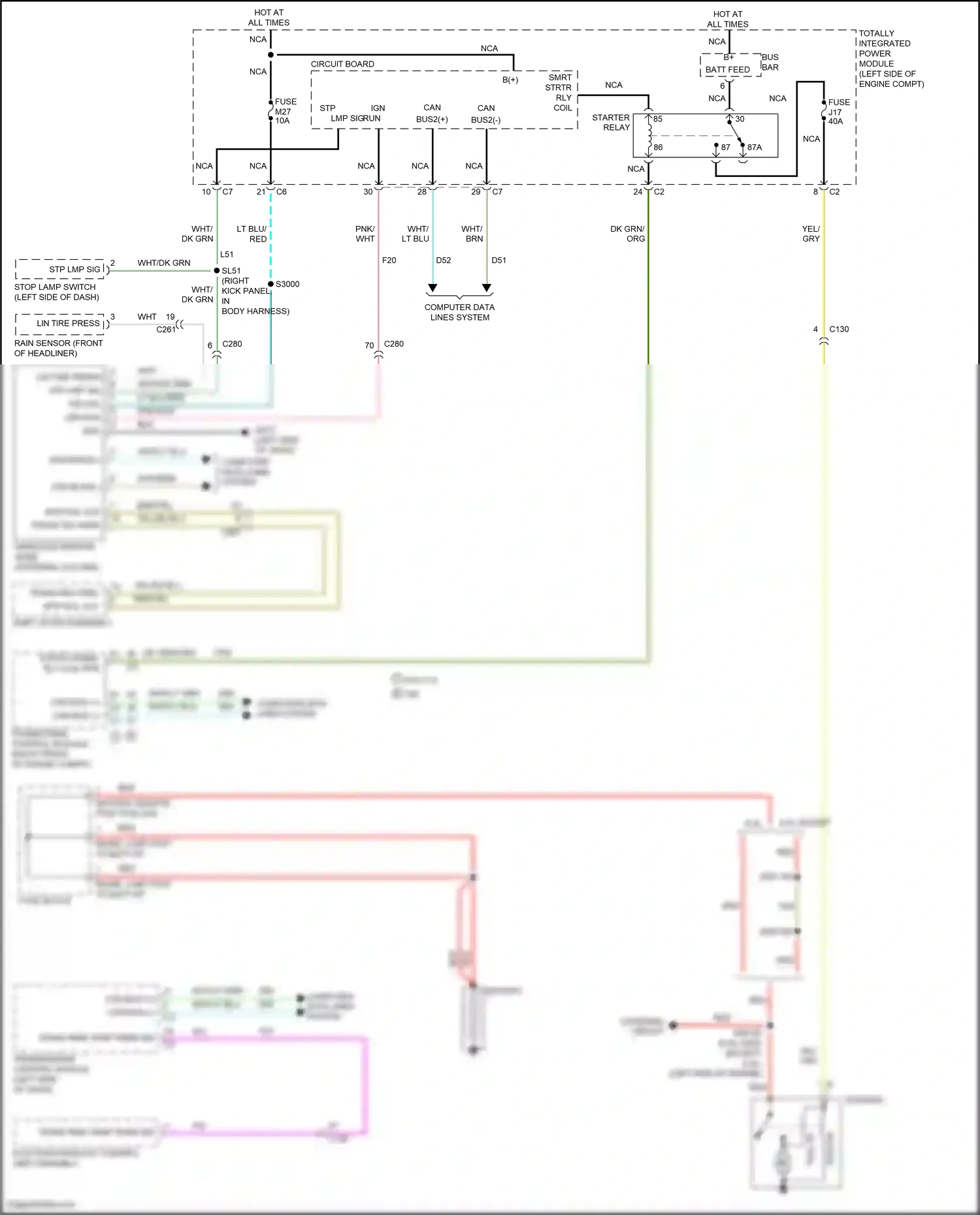 Wiring diagram pull- in for Jeep Grand Cherokee WK2 (2010-2013) (1 of 3)