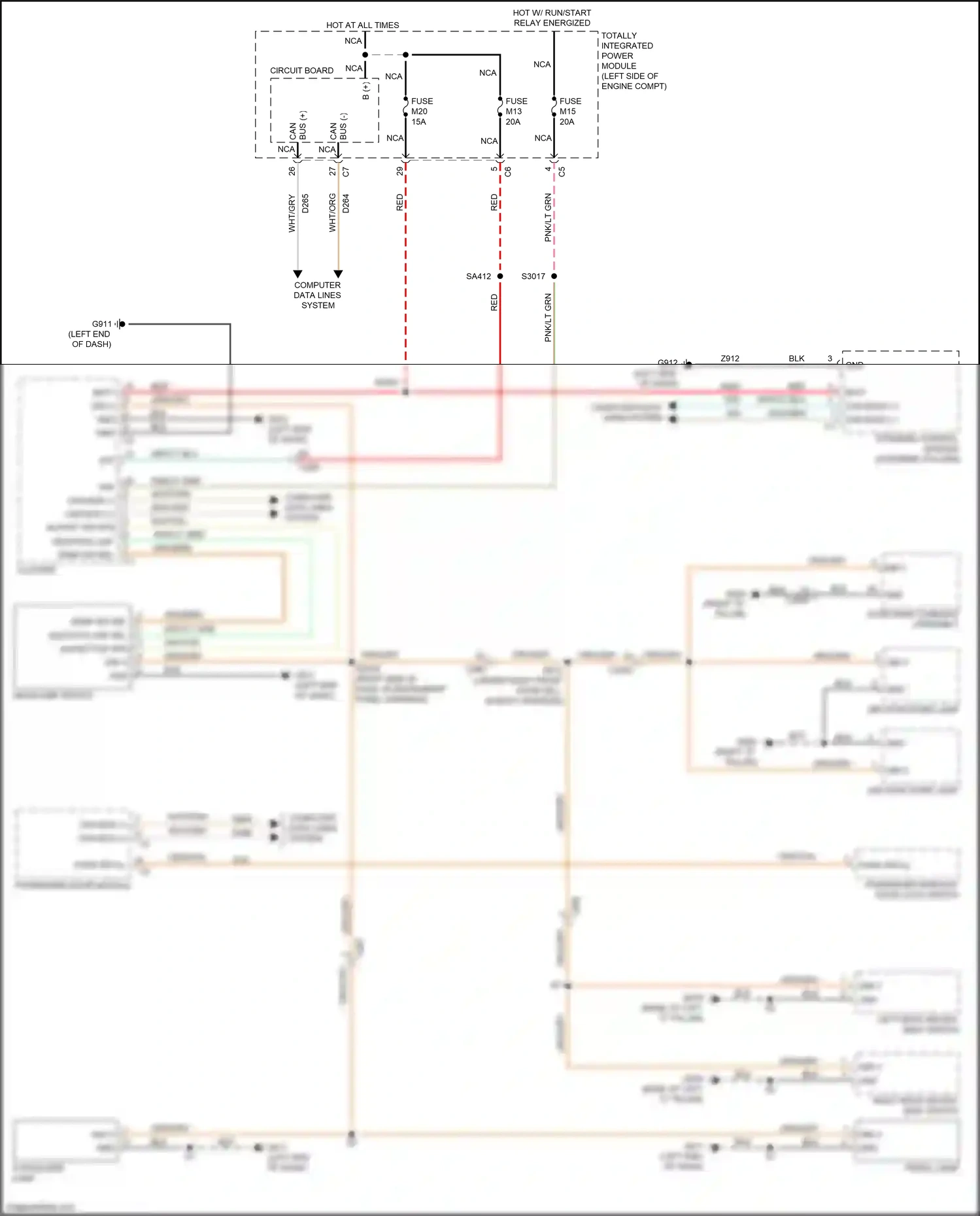 Wiring diagram steering control module for Jeep Grand Cherokee WK2 (2010-2013) (9 of 10)