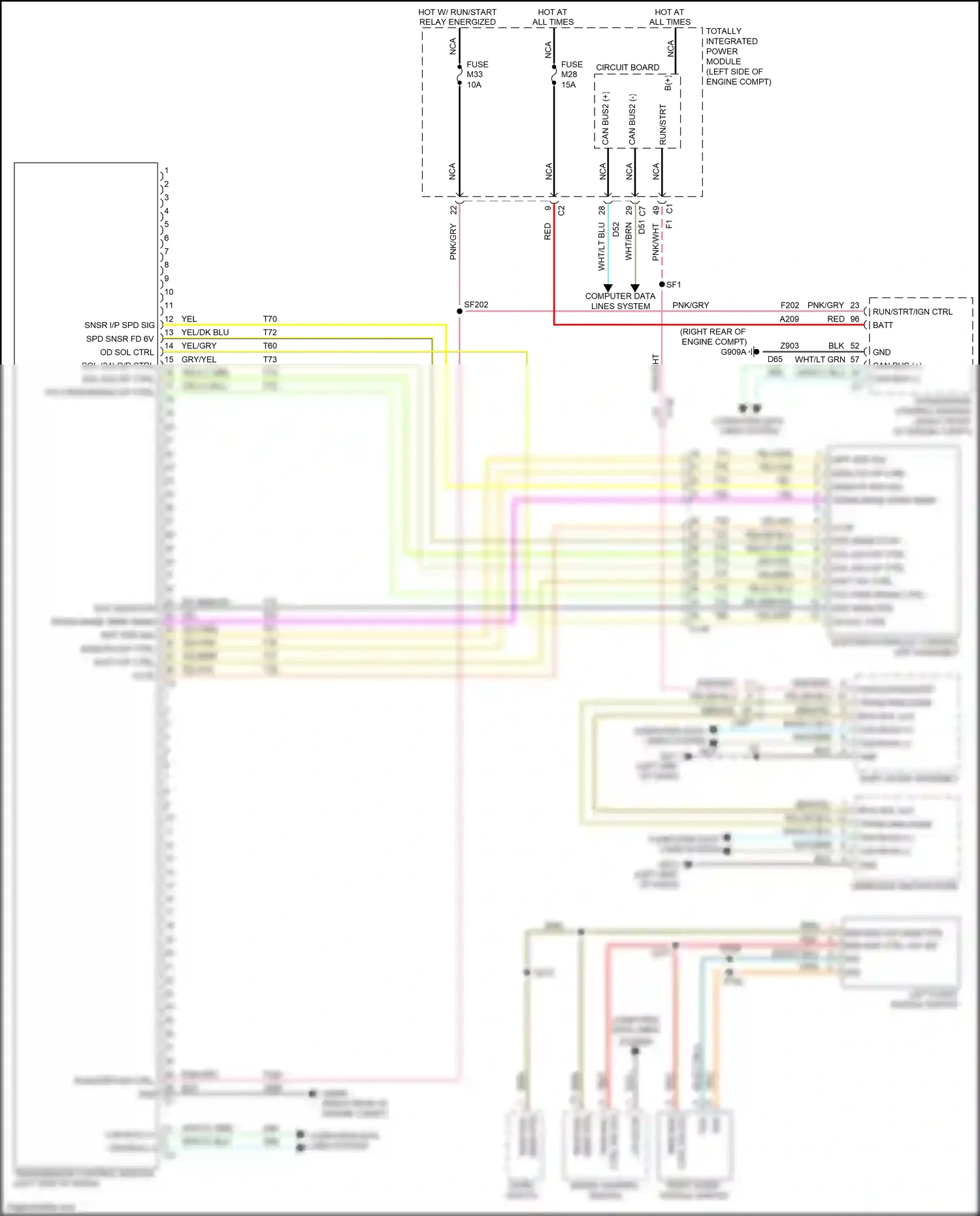 Wiring diagram wireless ignition node for Jeep Grand Cherokee WK2 (2010-2013) (5 of 10)