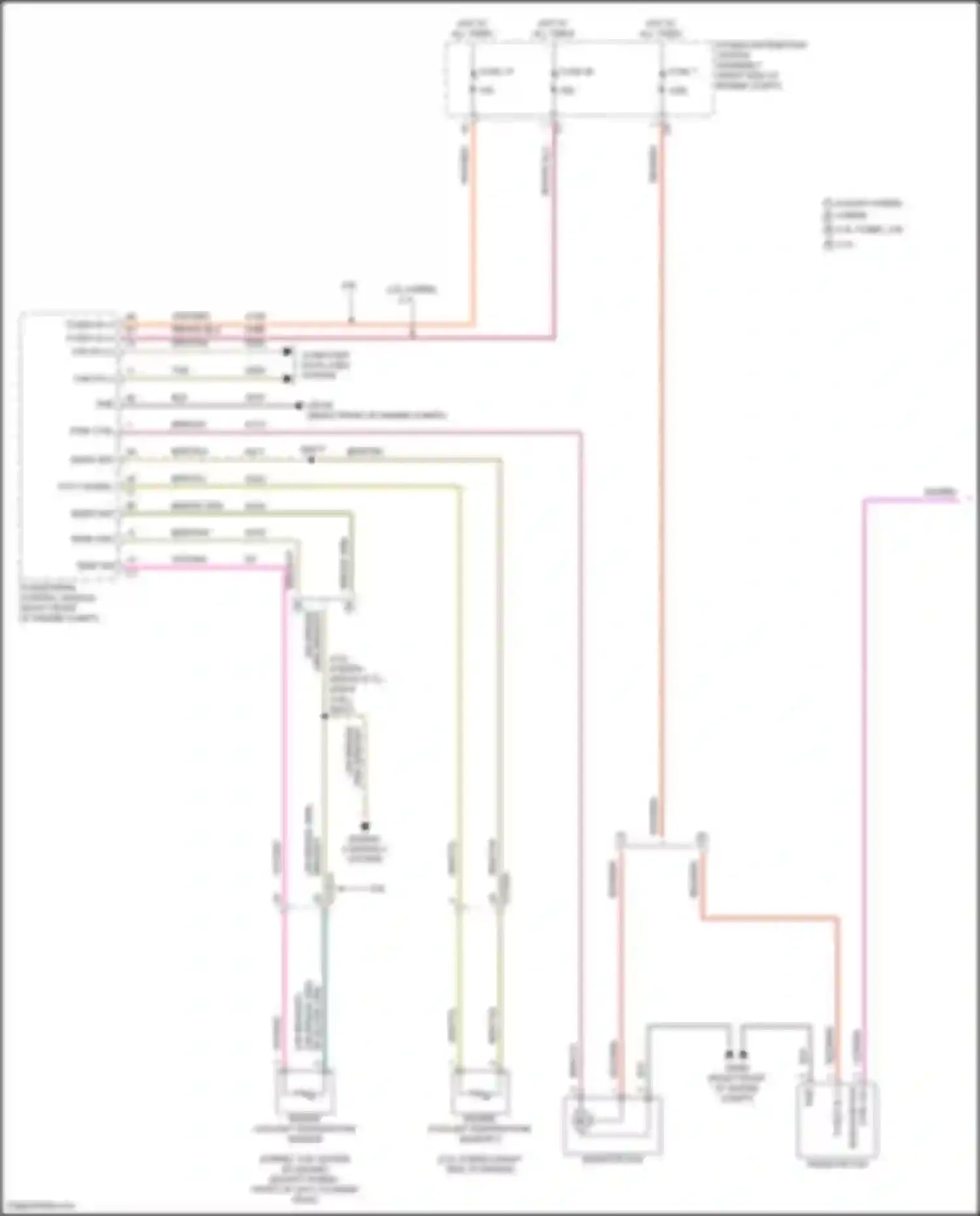 Grand Cherokee Jeep WL (2021-2024): Cooling fan circuit (1 of 3)