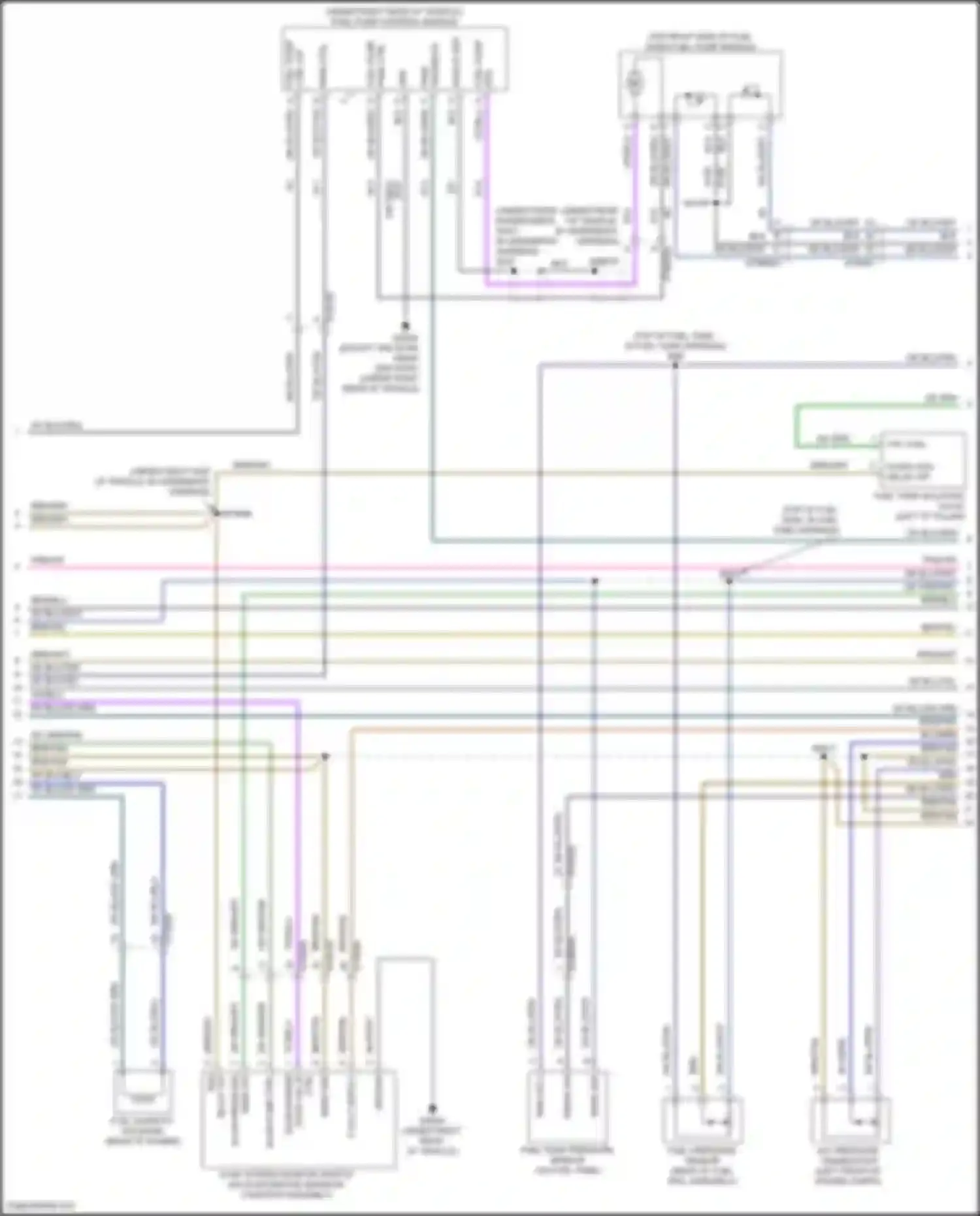 Grand Cherokee Jeep WL (2021-2024): Wiring diagram engine performance 2.0l turbo hybrid, engine controls circuit (6 of 7)
