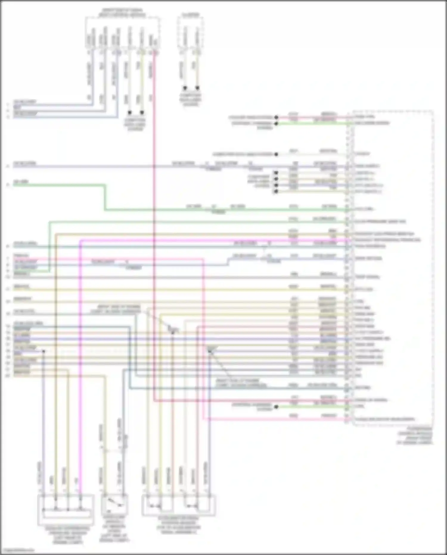 Grand Cherokee Jeep WL (2021-2024): Wiring diagram engine performance 2.0l turbo hybrid, engine controls circuit (7 of 7)
