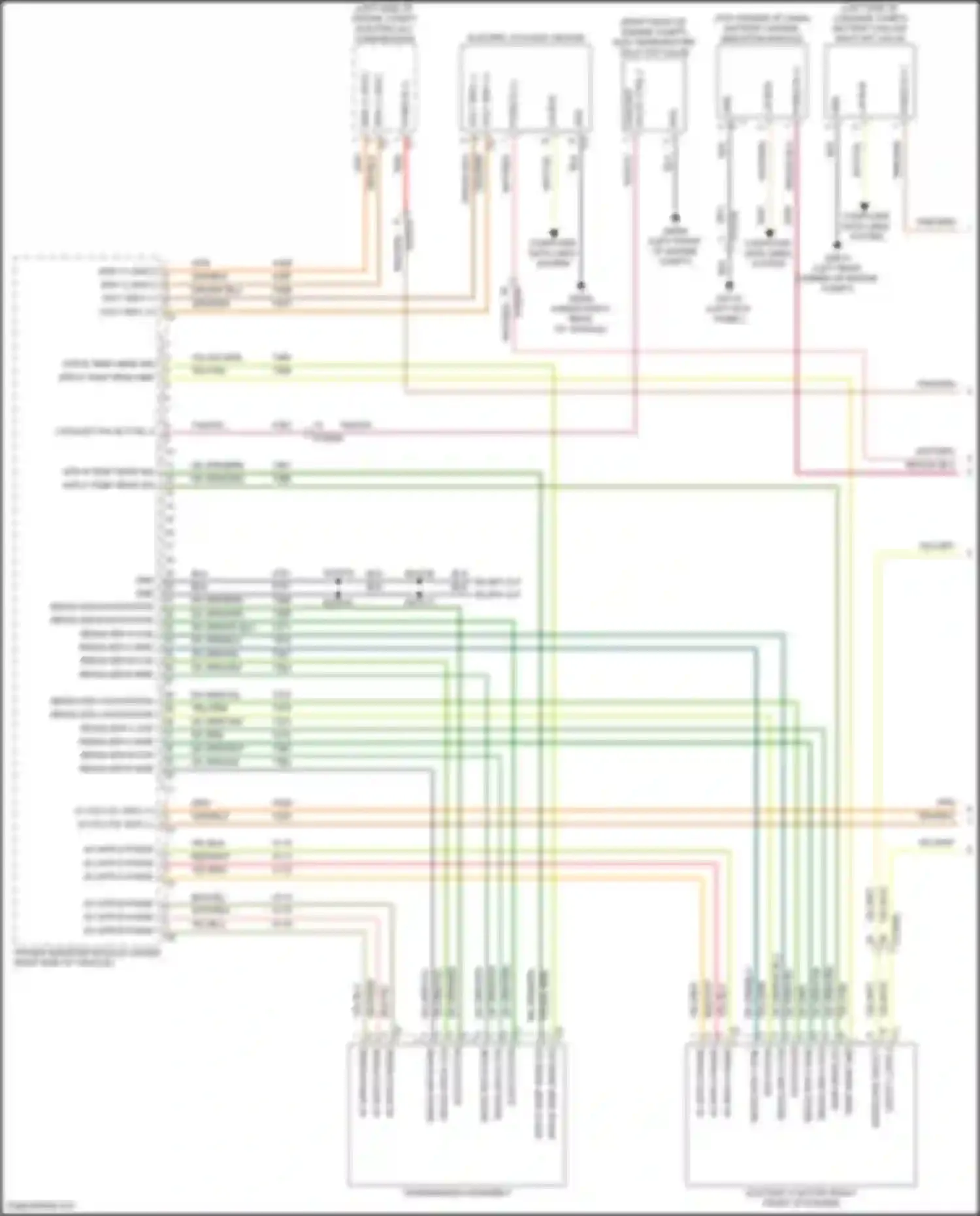 Grand Cherokee Jeep WL (2021-2024): Wiring diagram engine performance 2.0l turbo hybrid, hybrid system circuit (1 of 5)