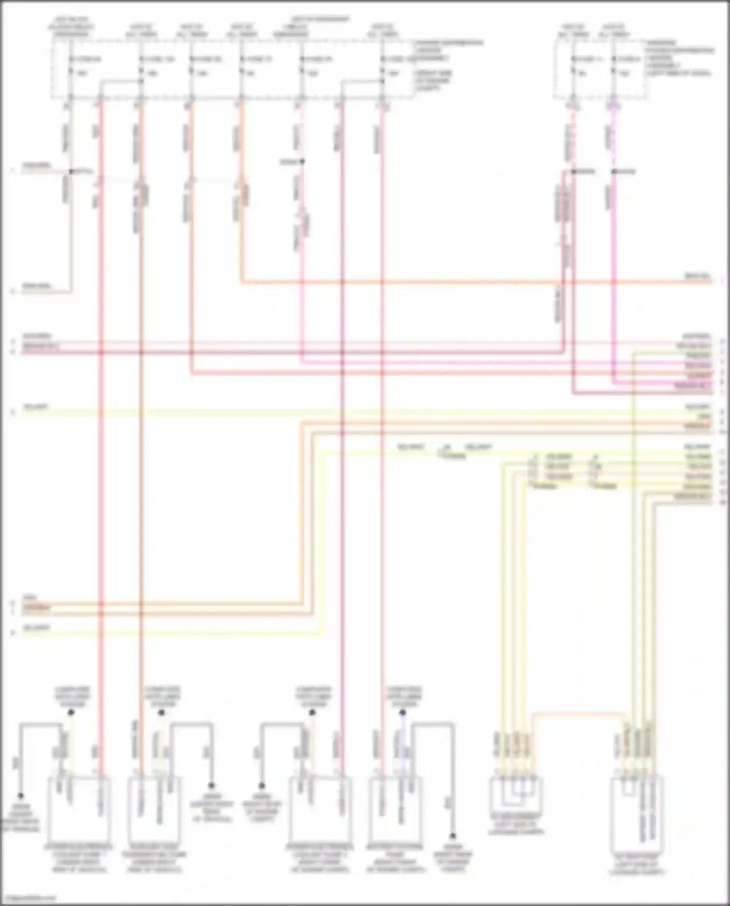 Grand Cherokee Jeep WL (2021-2024): Wiring diagram engine performance 2.0l turbo hybrid, hybrid system circuit (2 of 5)
