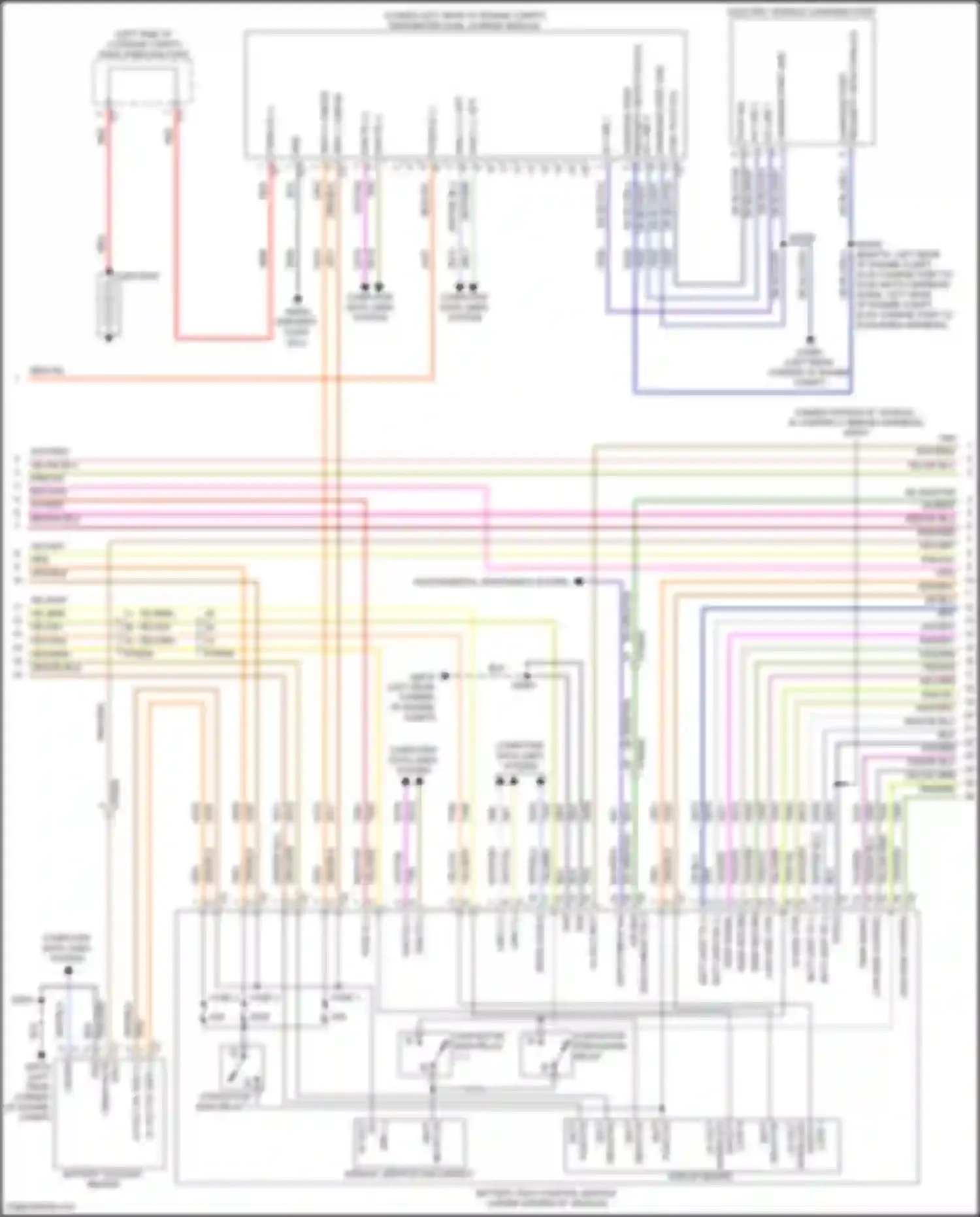 Grand Cherokee Jeep WL (2021-2024): Wiring diagram engine performance 2.0l turbo hybrid, hybrid system circuit (3 of 5)