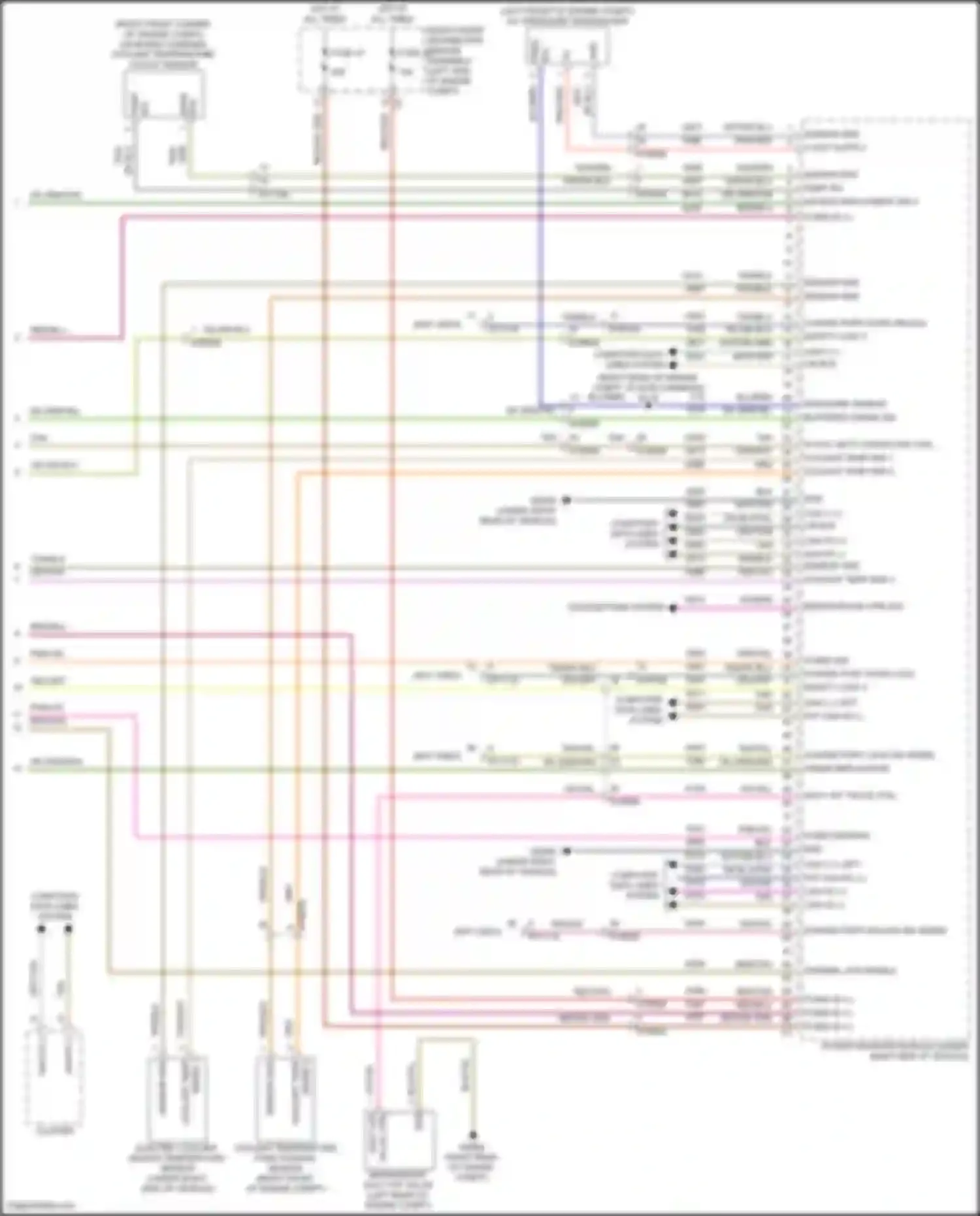 Grand Cherokee Jeep WL (2021-2024): Wiring diagram engine performance 2.0l turbo hybrid, hybrid system circuit (5 of 5)