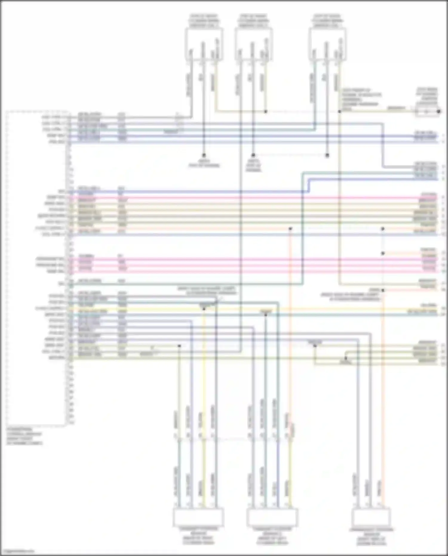 Grand Cherokee Jeep WL (2021-2024): Wiring diagram engine performance 3.6l flex fuel, engine controls circuit (1 of 7)