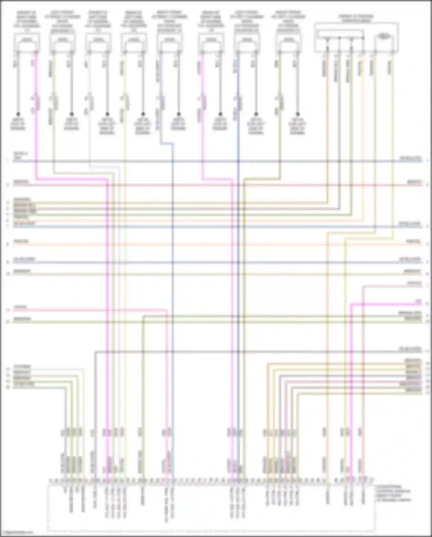Grand Cherokee Jeep WL (2021-2024): Wiring diagram engine performance 3.6l flex fuel, engine controls circuit (3 of 7)