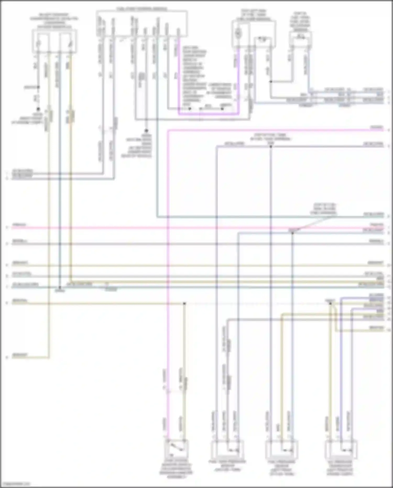 Grand Cherokee Jeep WL (2021-2024): Wiring diagram engine performance 3.6l flex fuel, engine controls circuit (6 of 7)