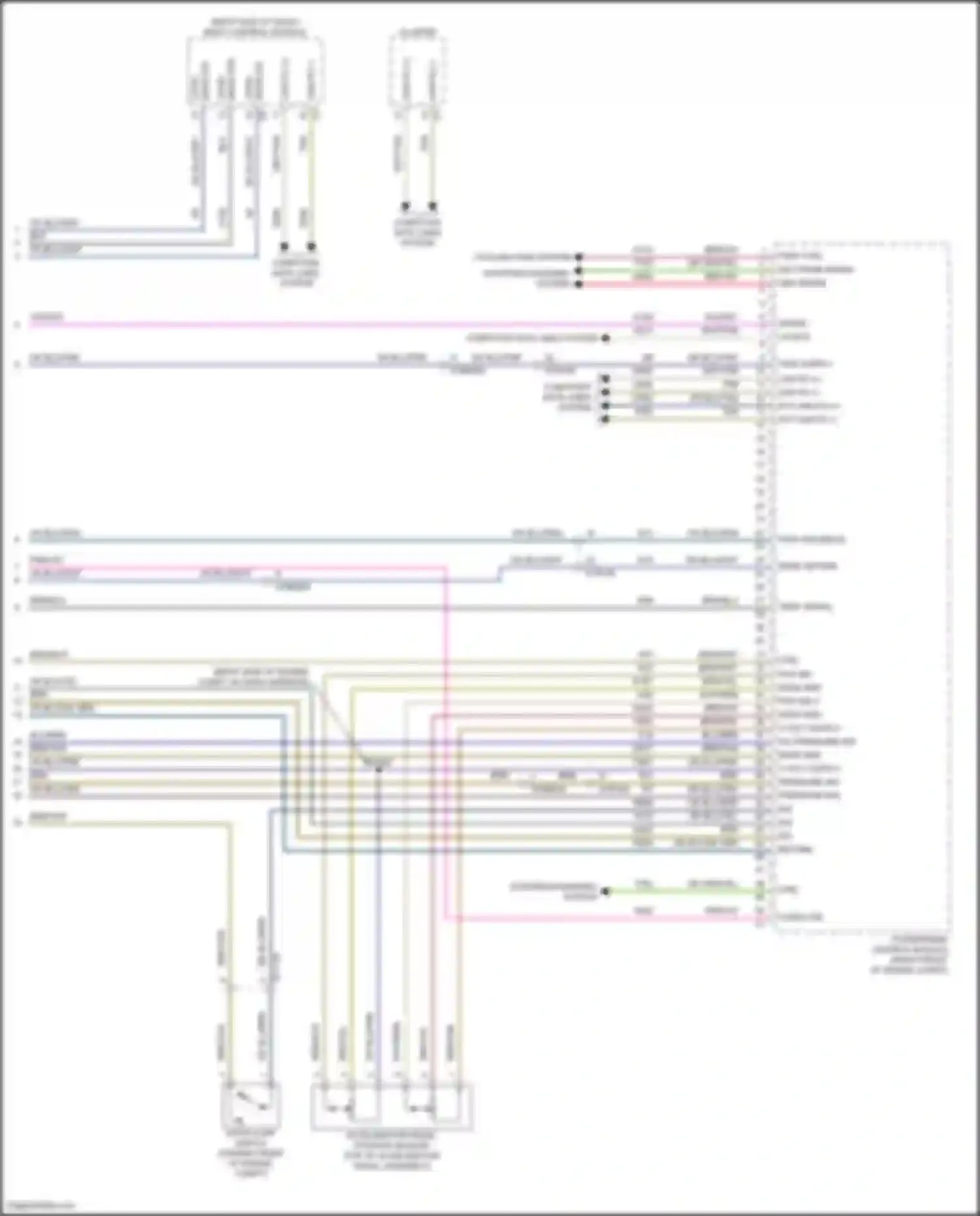 Grand Cherokee Jeep WL (2021-2024): Wiring diagram engine performance 3.6l flex fuel, engine controls circuit (7 of 7)