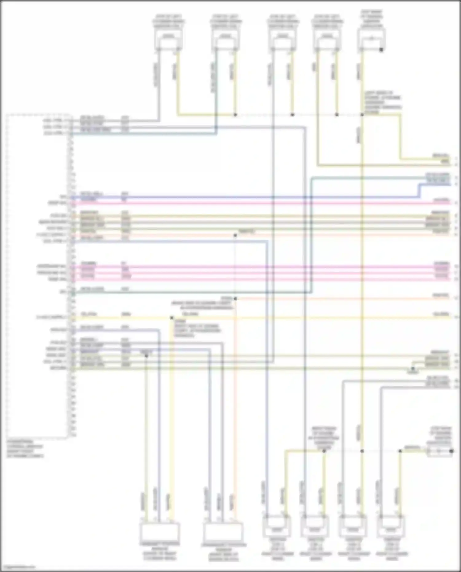 Grand Cherokee Jeep WL (2021-2024): Wiring diagram engine performance 5.7l, engine controls circuit (1 of 7)