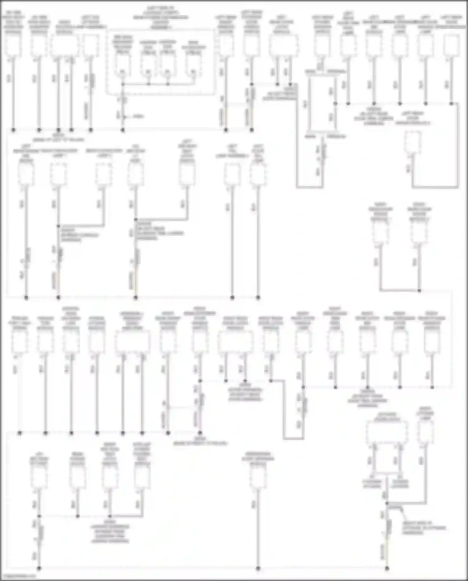 Grand Cherokee Jeep WL (2021-2024): Ground distribution circuit (6 of 8)