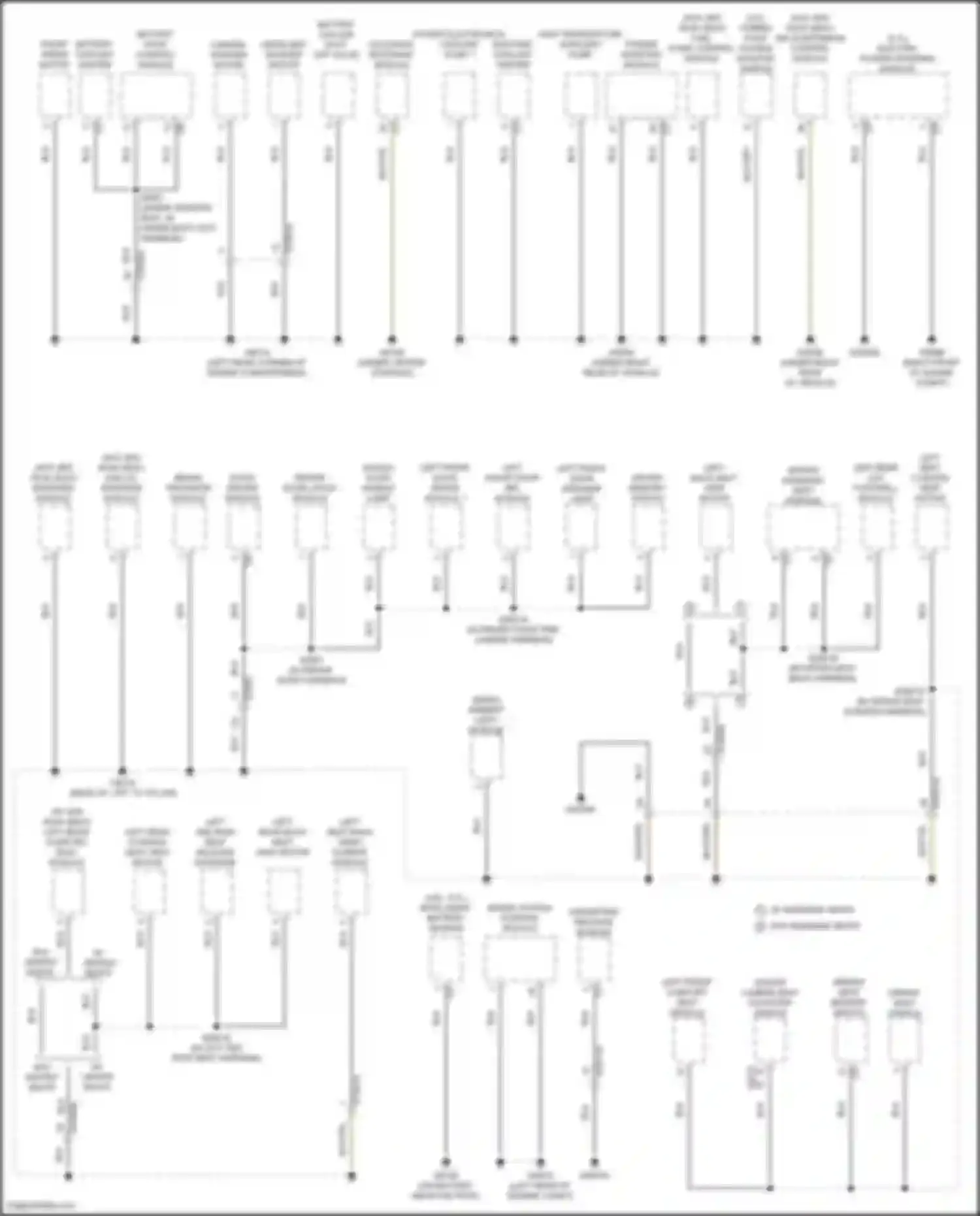 Grand Cherokee Jeep WL (2021-2024): Ground distribution circuit (8 of 8)