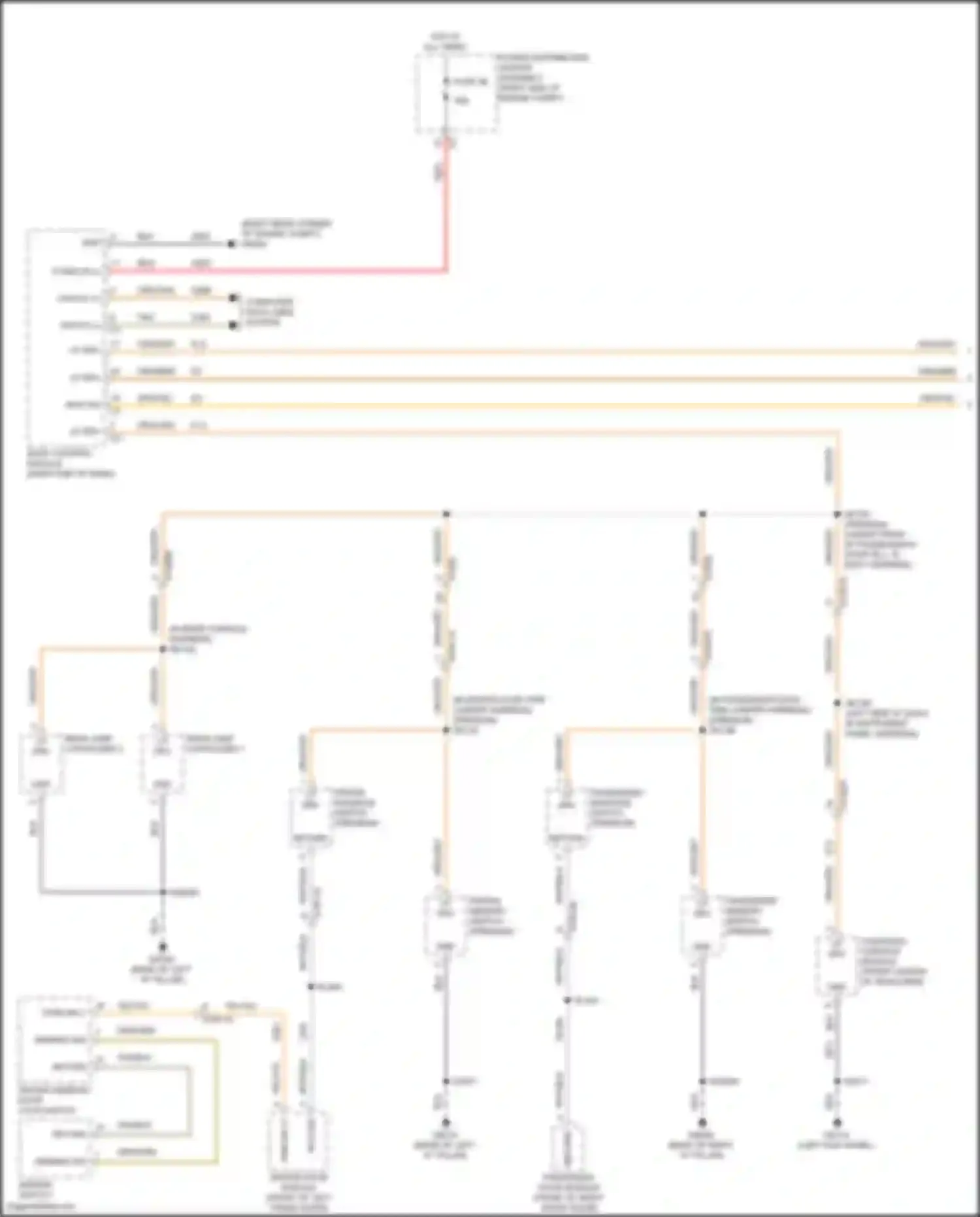 Grand Cherokee Jeep WL (2021-2024): Instrument illumination circuit (1 of 2)